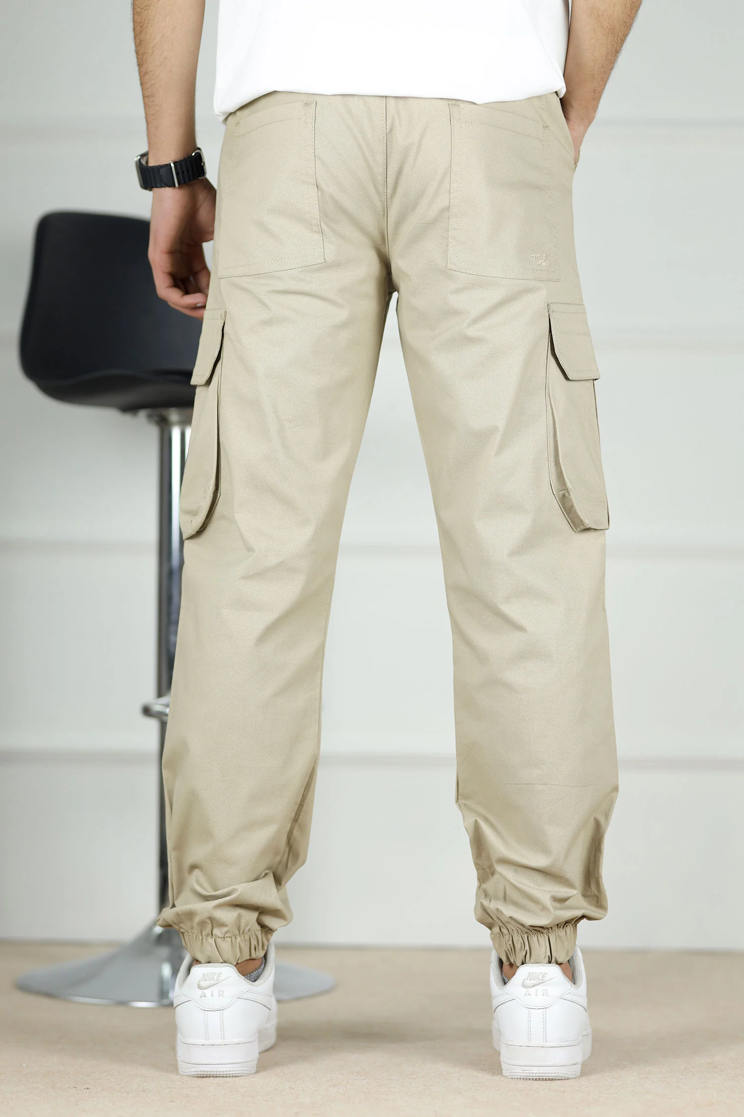 Turbo DrawString Pockets Cotton Cargo Trouser - Image 8