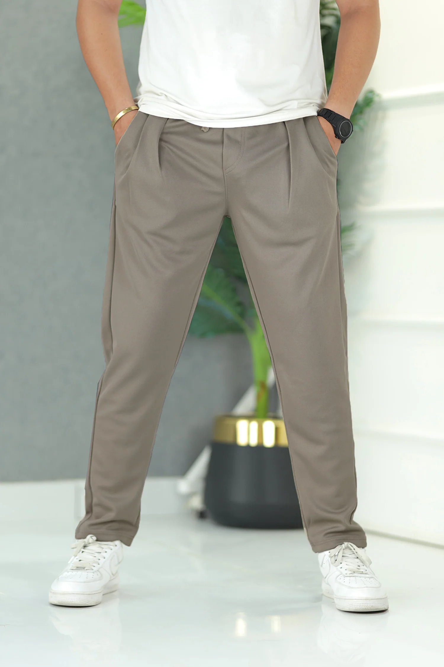 Turbo Elastic Classic Pleated Slimfit Trouser - Image 24