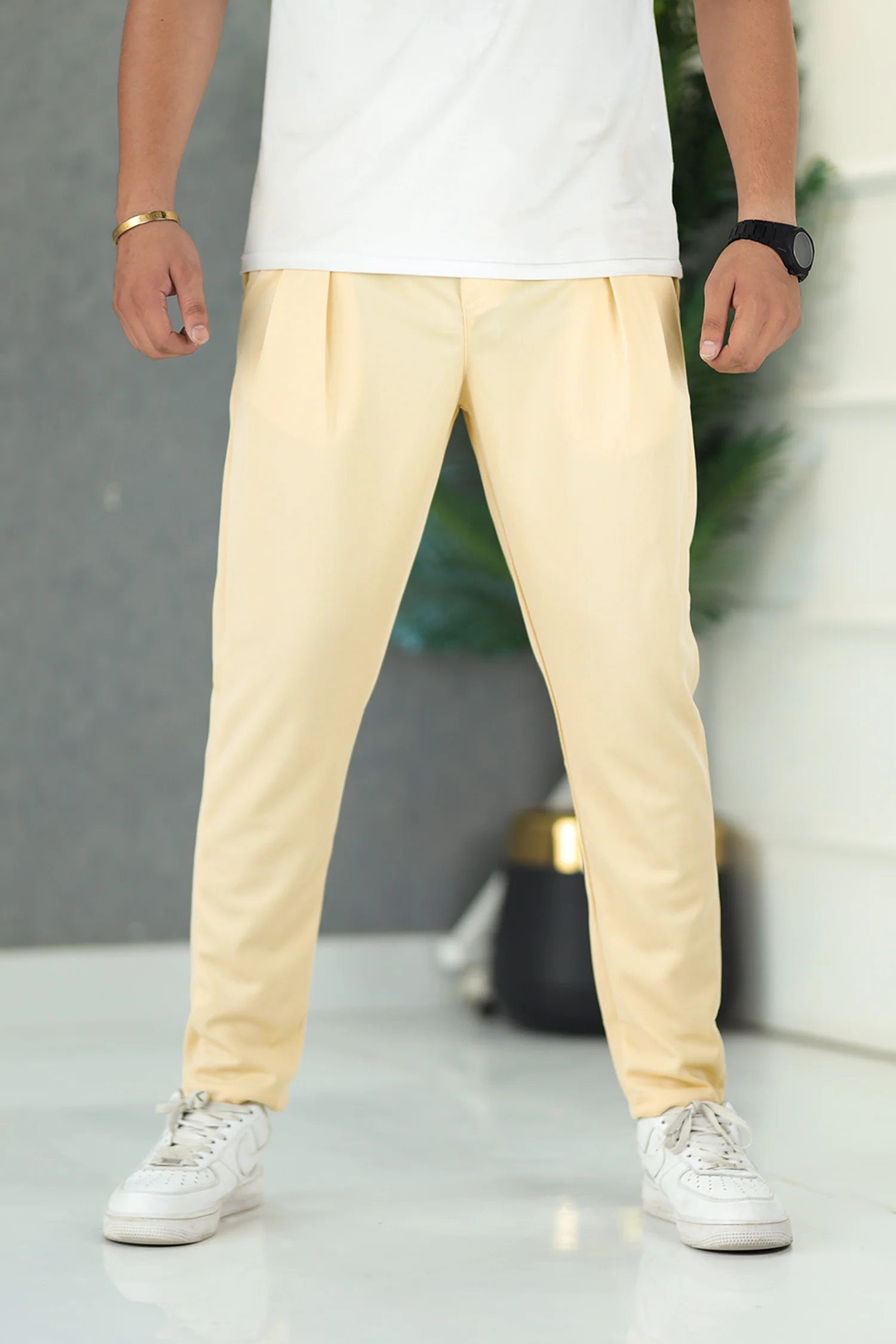 Turbo Elastic Classic Pleated Slimfit Trouser - Image 5