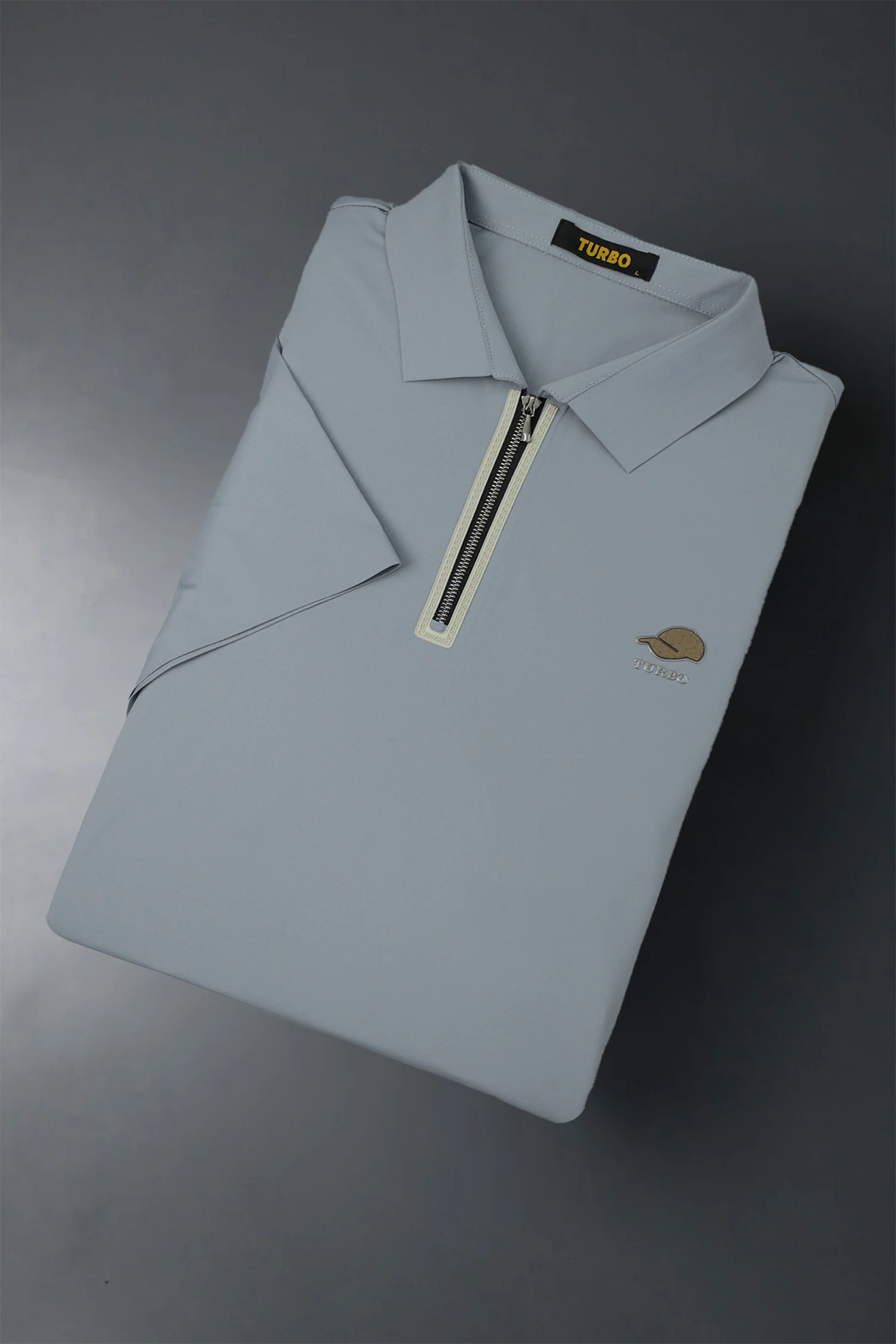 Turbo Embroidered Emblem Polo T-Shirt - Image 8