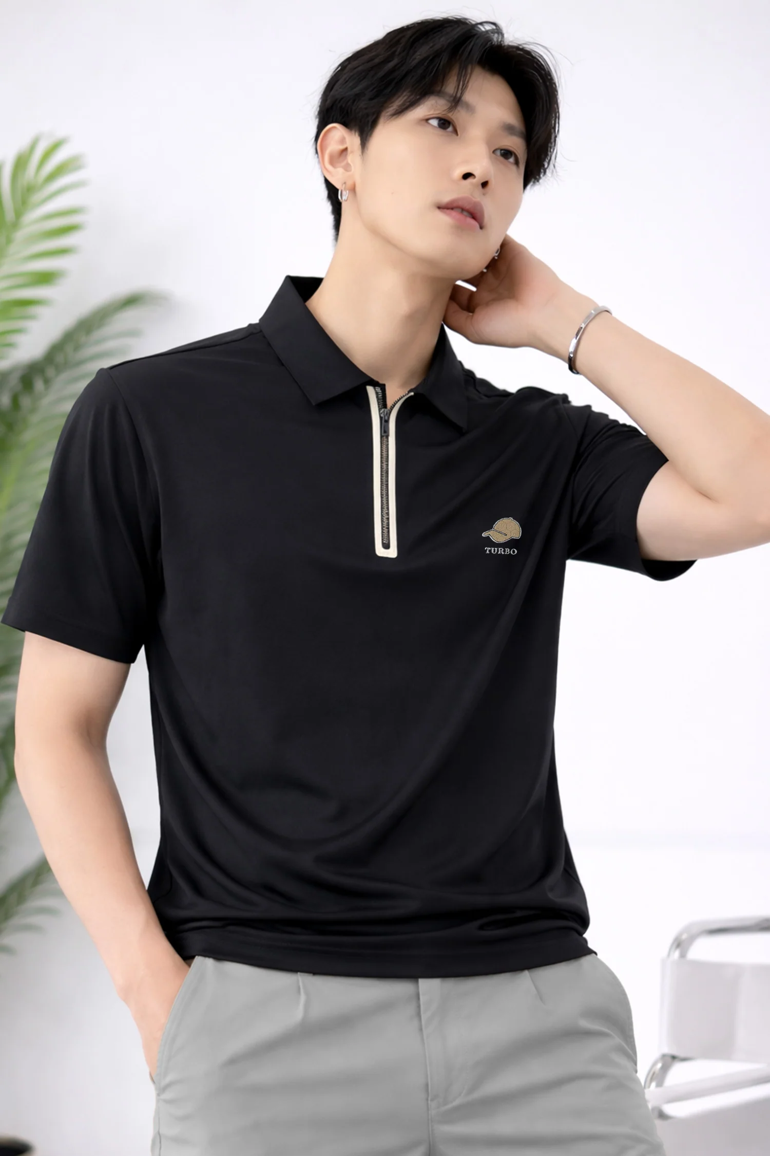 Turbo Embroidered Emblem Polo T-Shirt* - Image 13