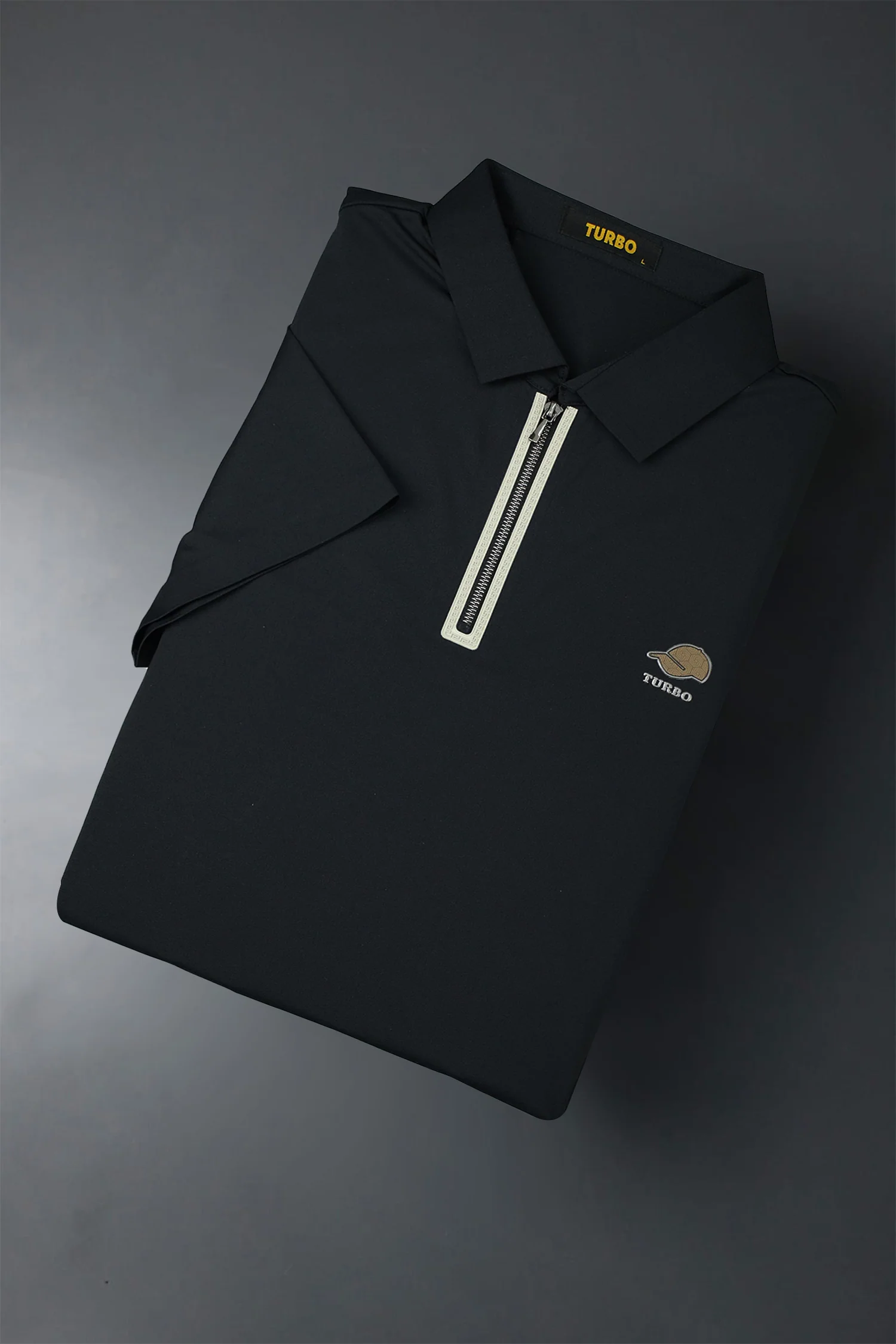 Turbo Embroidered Emblem Polo T-Shirt - Image 11
