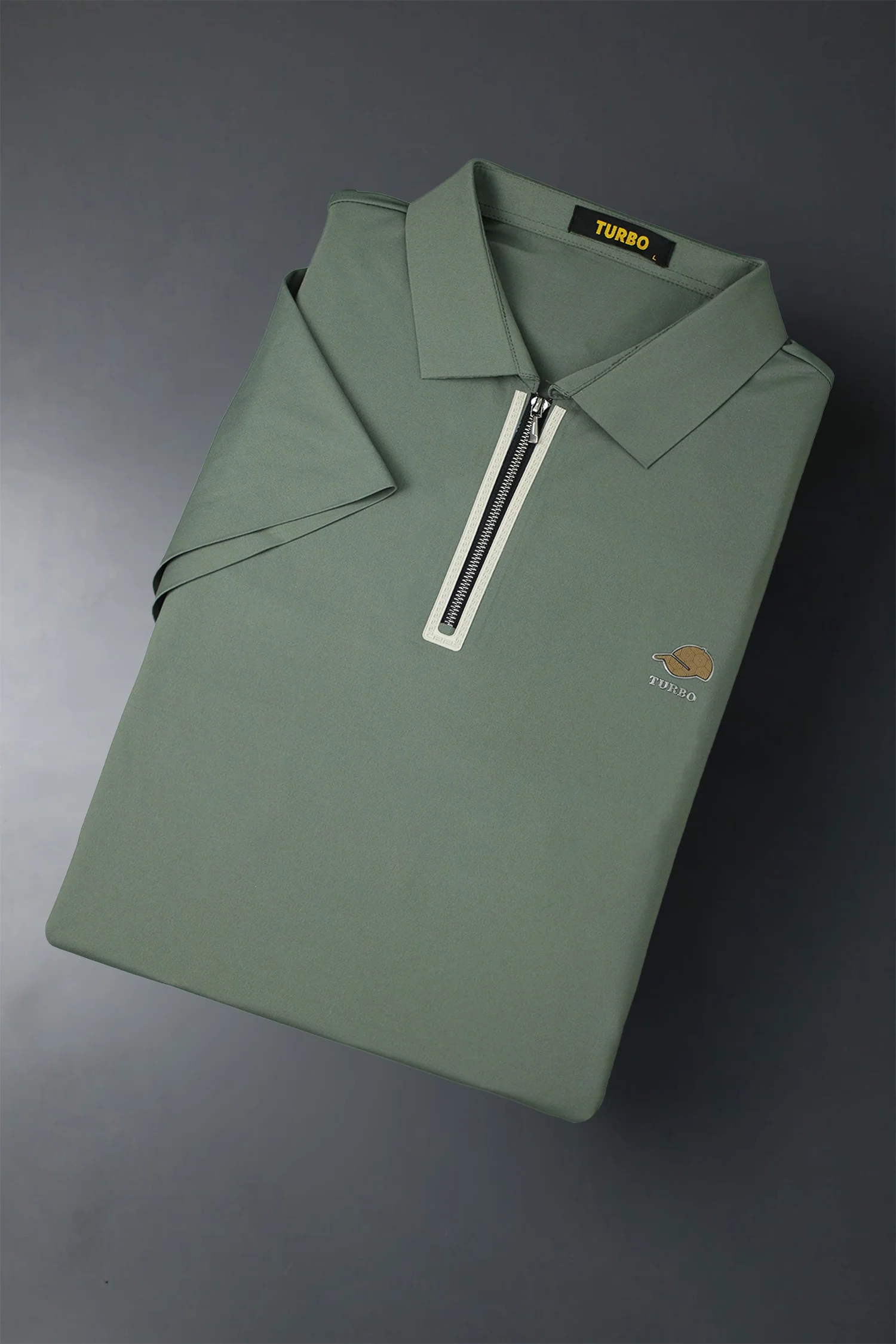 Turbo Embroidered Emblem Polo T-Shirt - Image 2