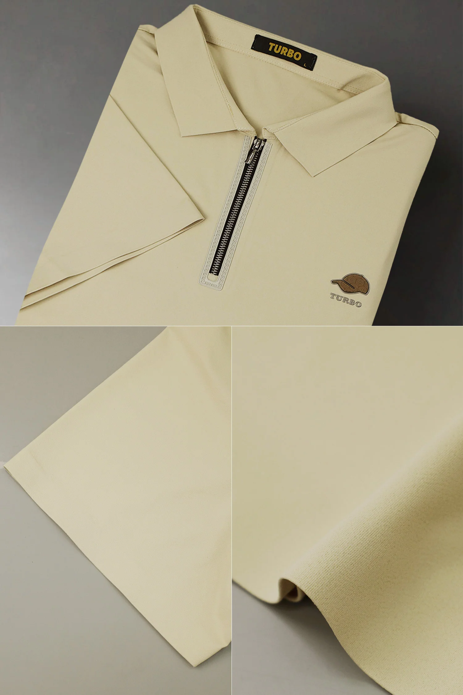 Turbo Embroidered Emblem Polo T-Shirt - Image 6