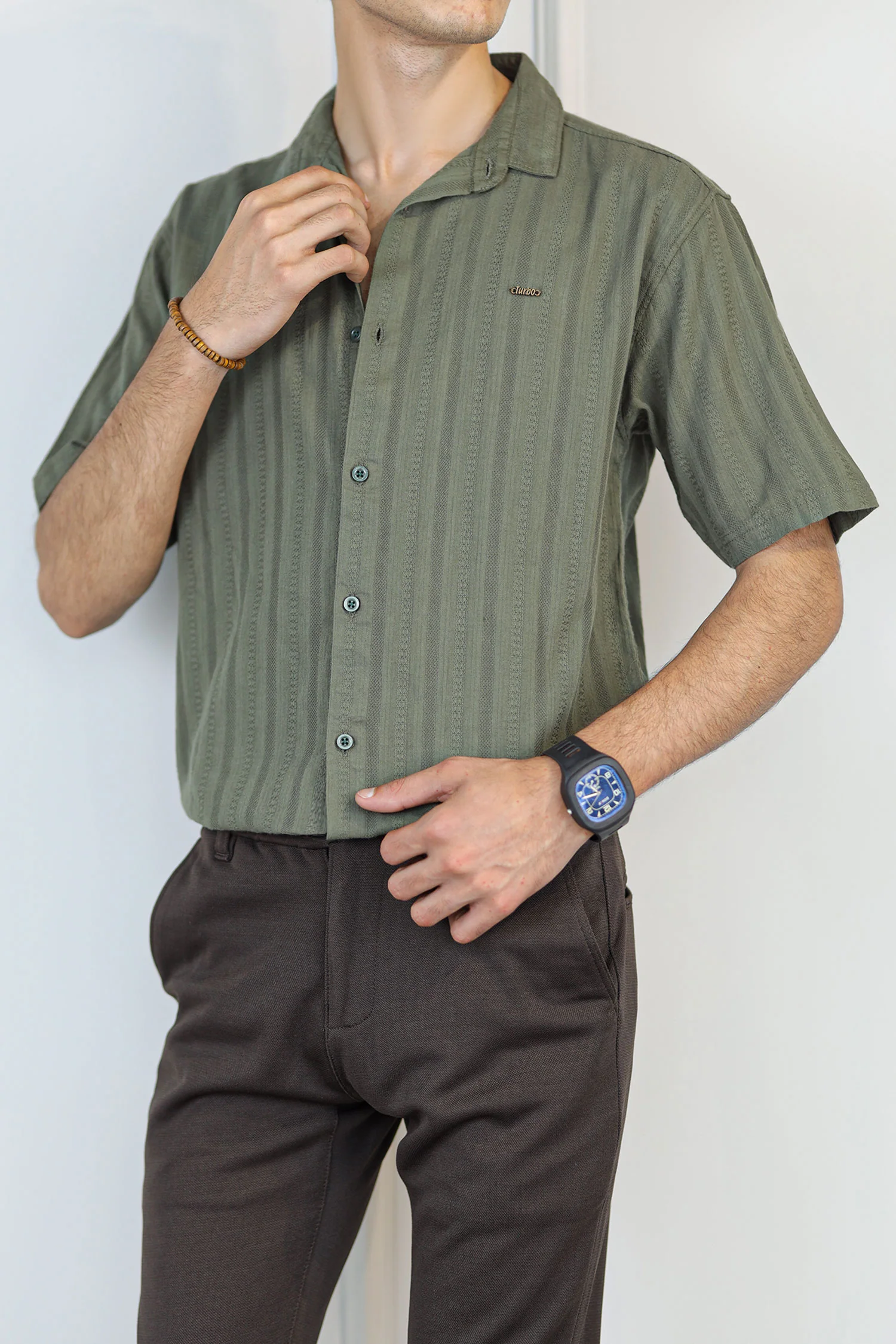 Turbo Endless Cool Embossed Casual Shirt - Image 19
