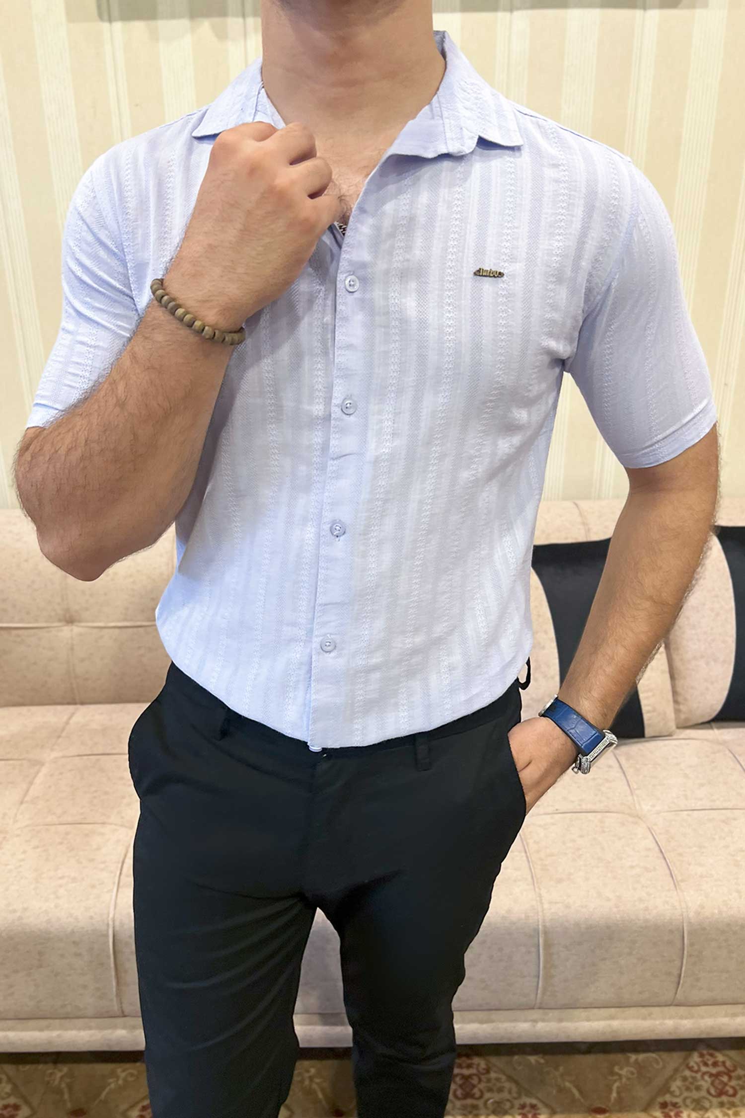 Turbo Endless Cool Embossed Casual Shirt - Image 11
