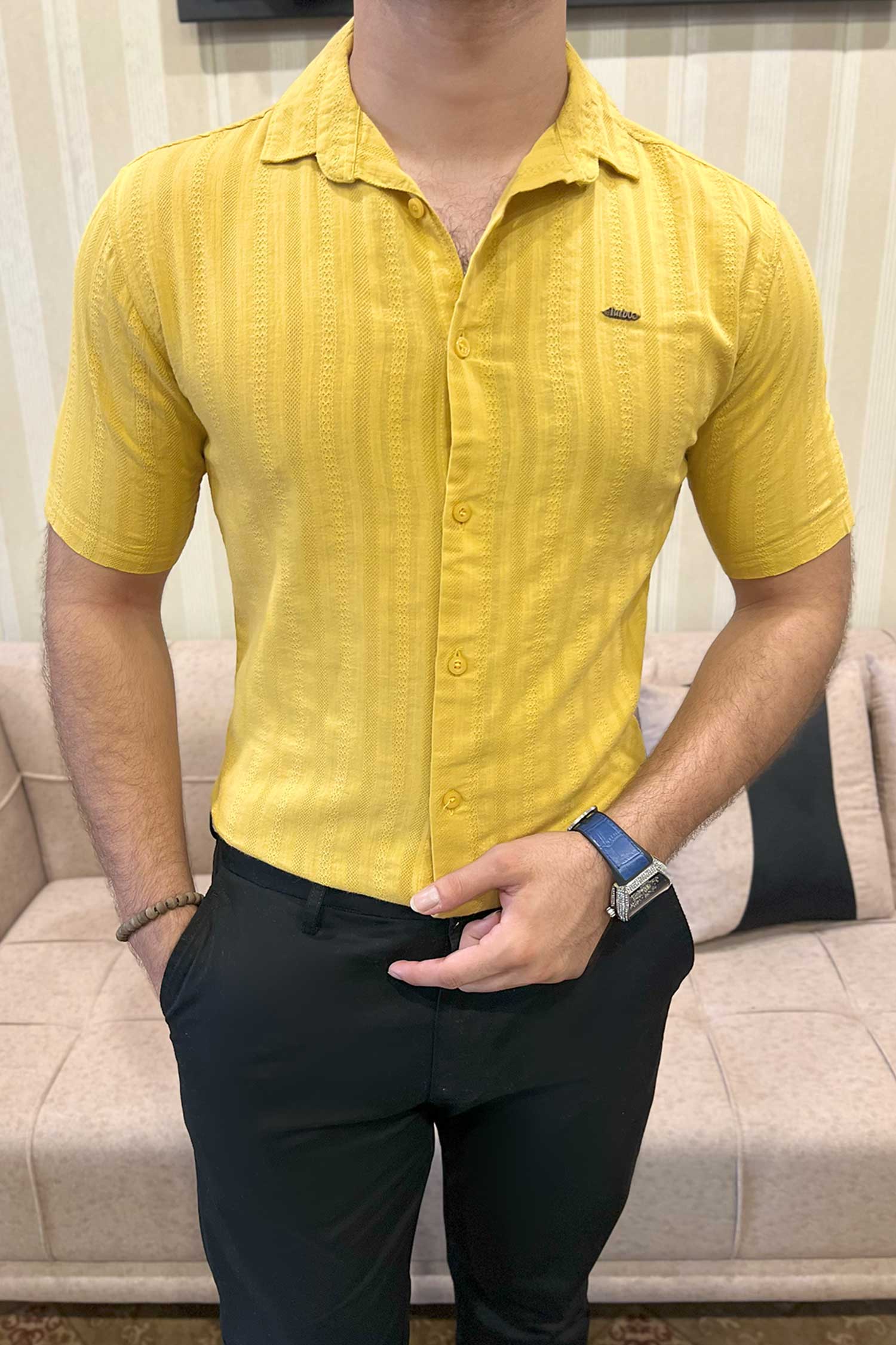 Turbo Endless Cool Embossed Casual Shirt - Image 3