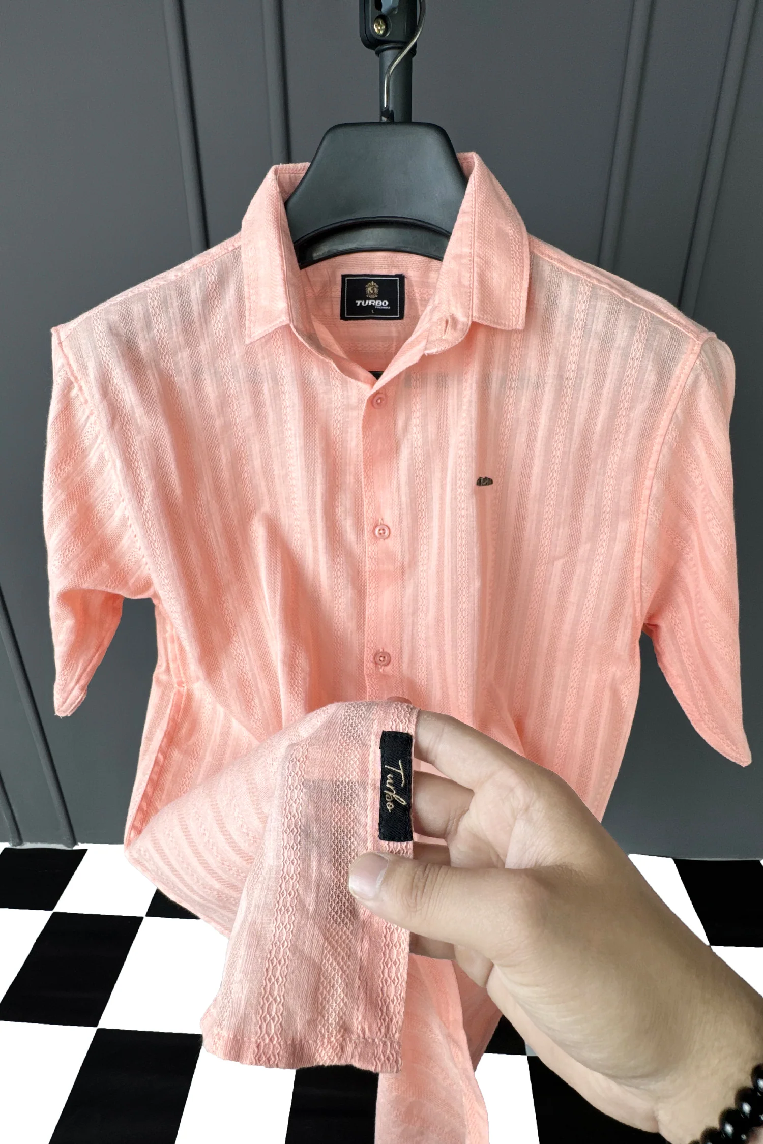 Turbo Endless Cool Embossed Casual Shirt