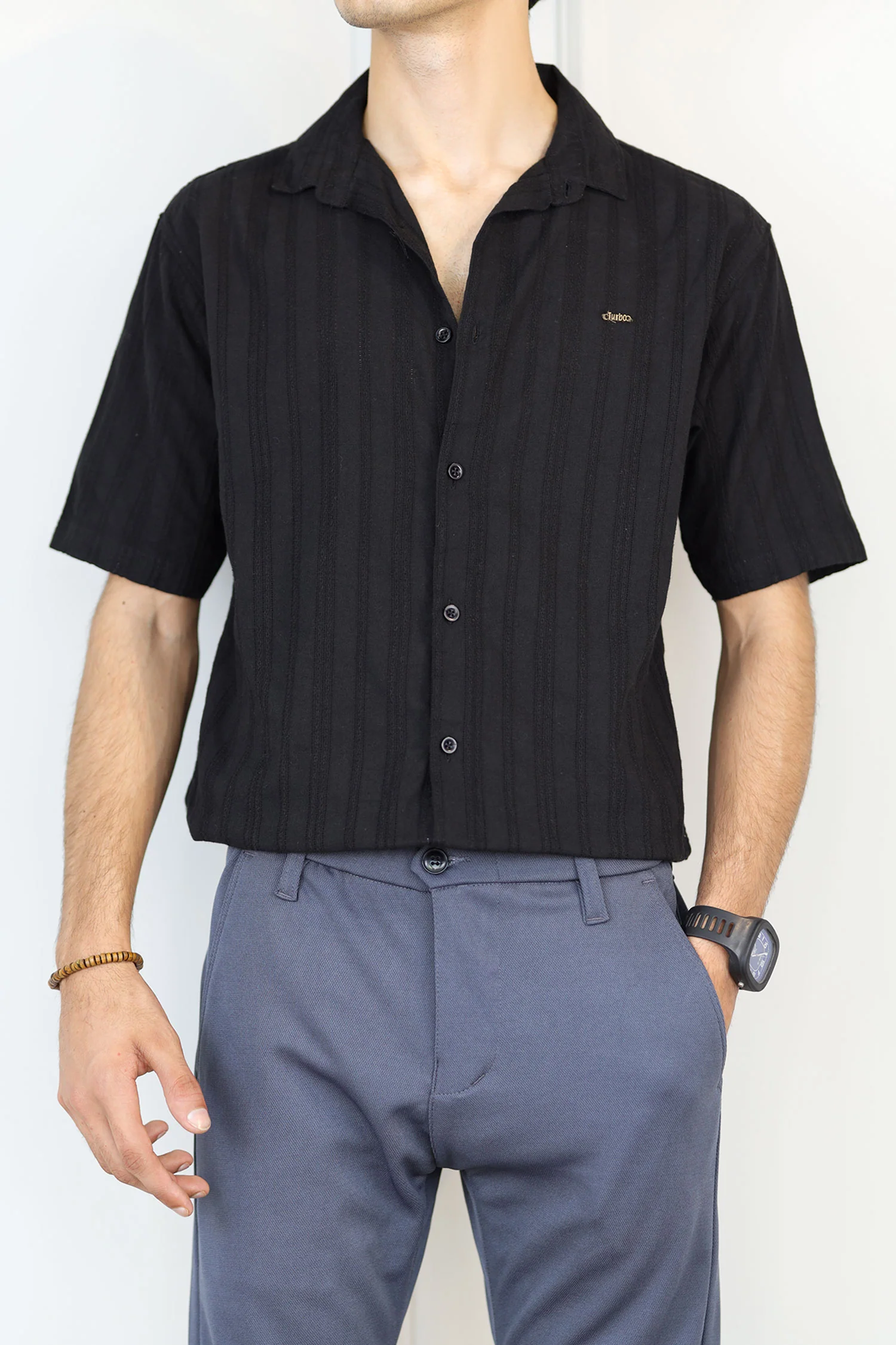 Turbo Endless Cool Embossed Casual Shirt - Image 14