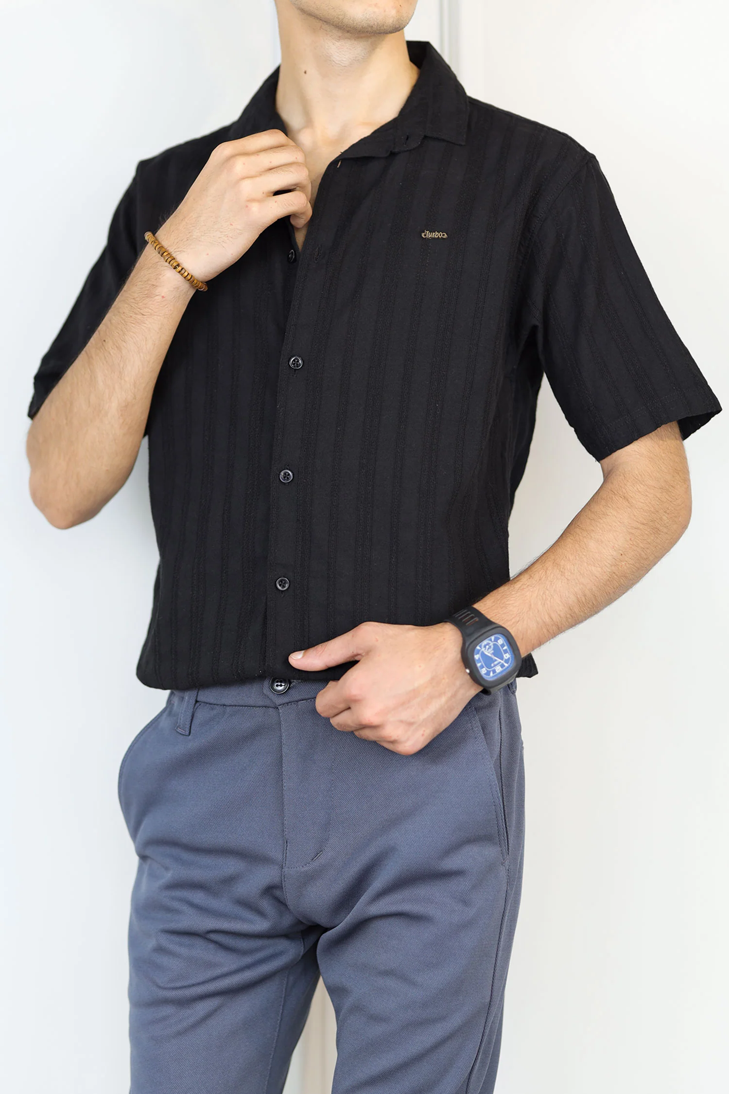 Turbo Endless Cool Embossed Casual Shirt - Image 15