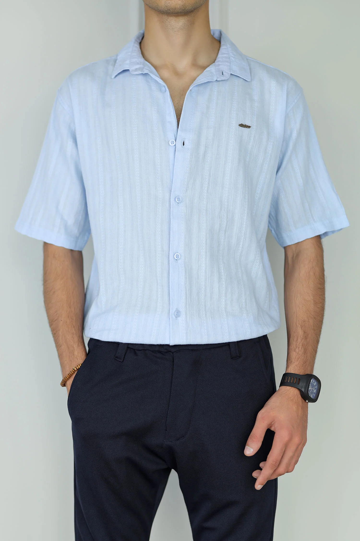 Turbo Endless Cool Embossed Casual Shirt - Image 12