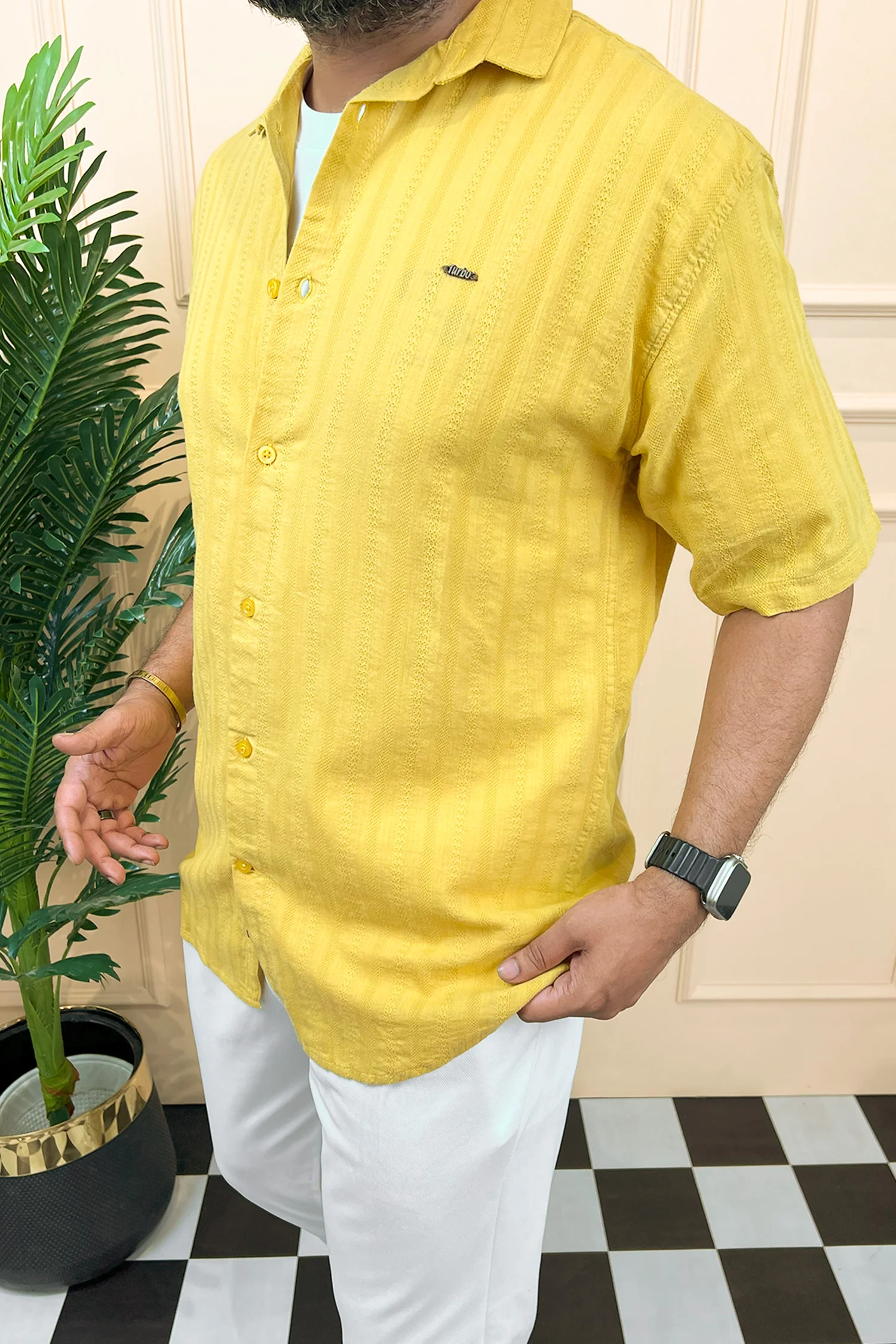 Turbo Endless Cool Embossed Casual Shirt - Image 5