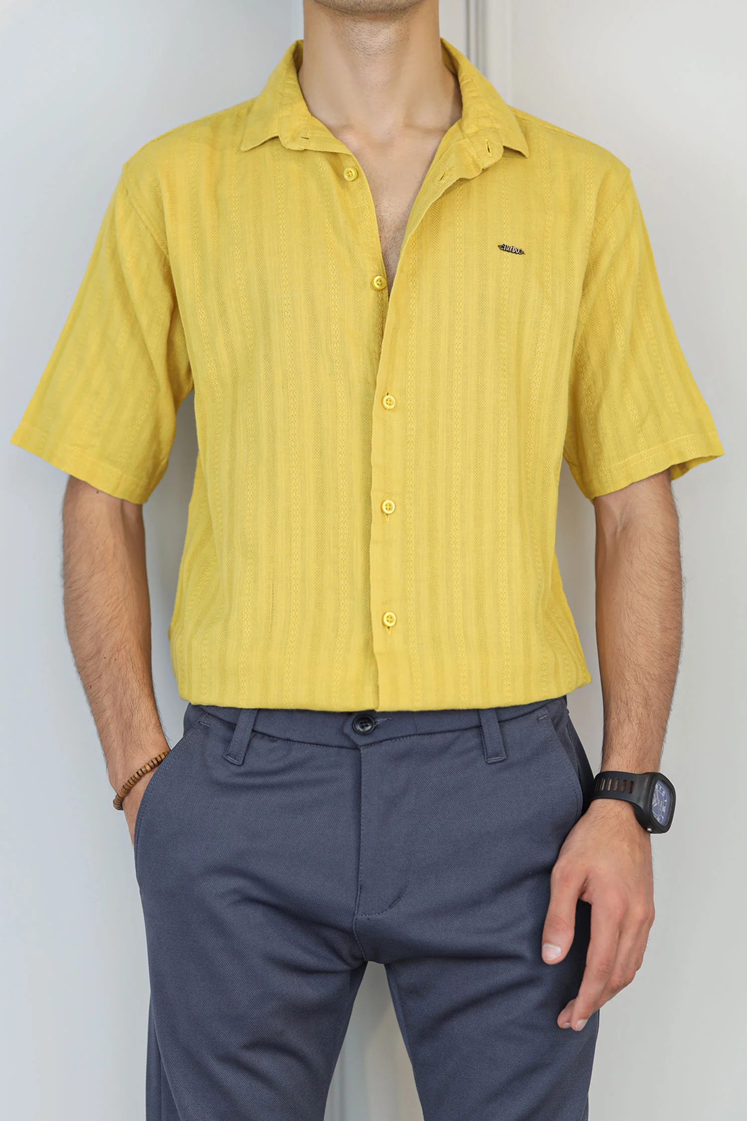 Turbo Endless Cool Embossed Casual Shirt - Image 4
