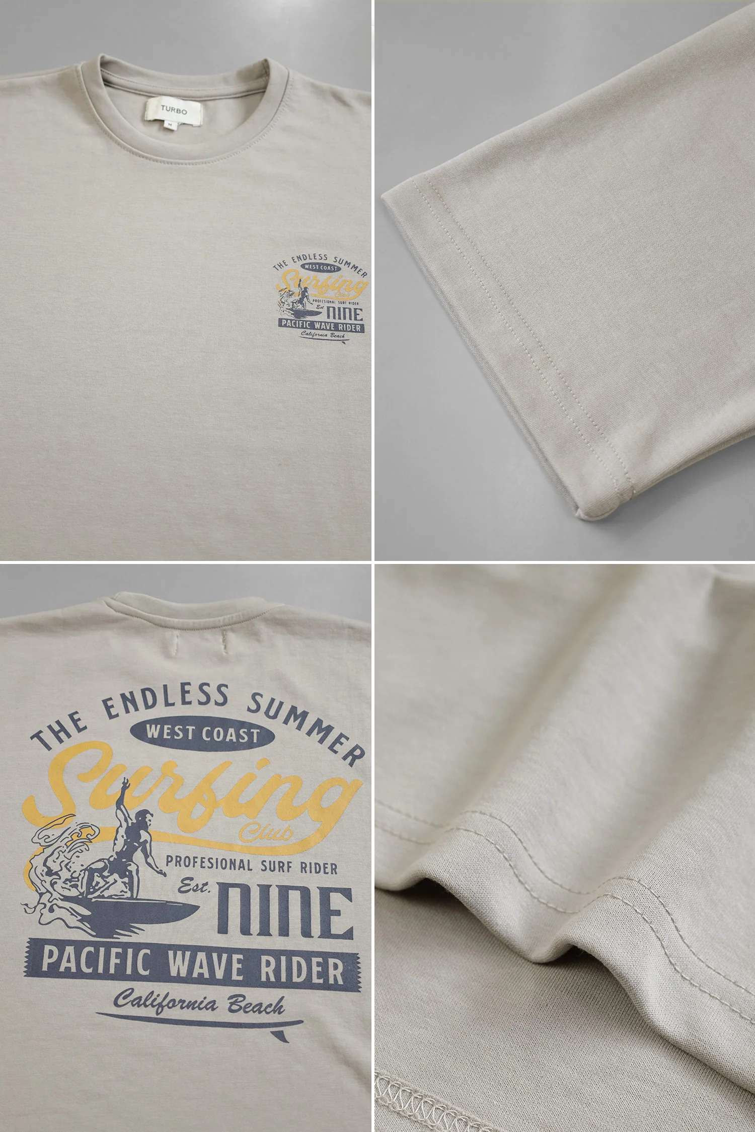 Turbo "Endless Summer" Typography Oversize Tee - Image 12