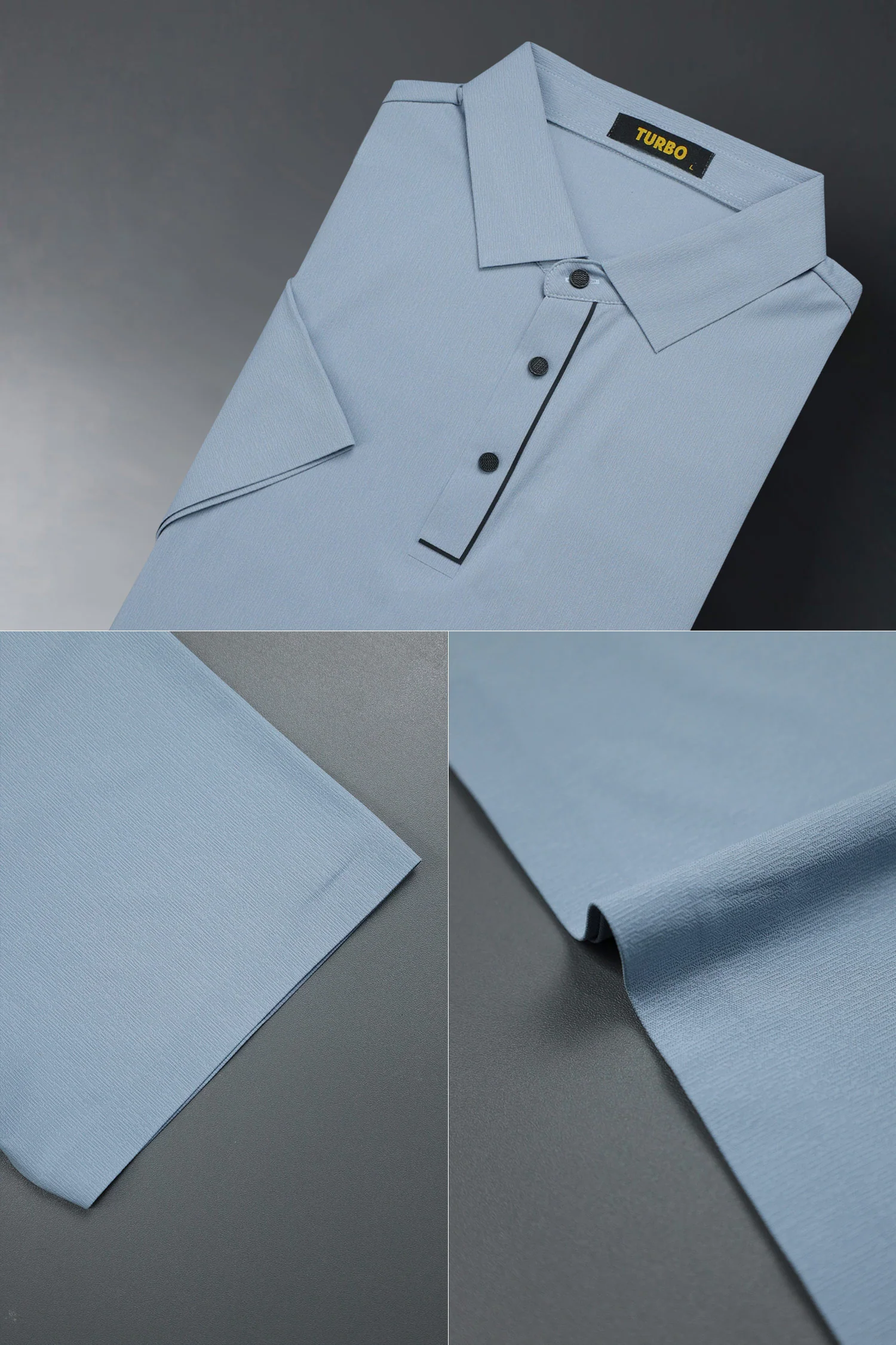 Turbo Essential Apparel line Men's Polo T-Shirt* - Image 12