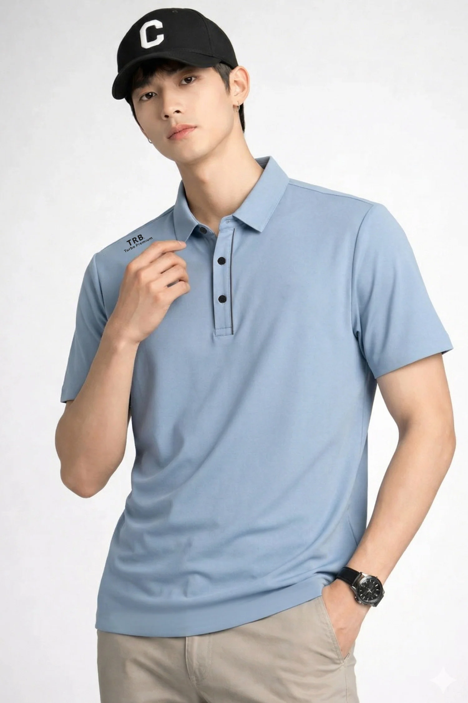Turbo Essential Apparel line Men's Polo T-Shirt* - Image 9