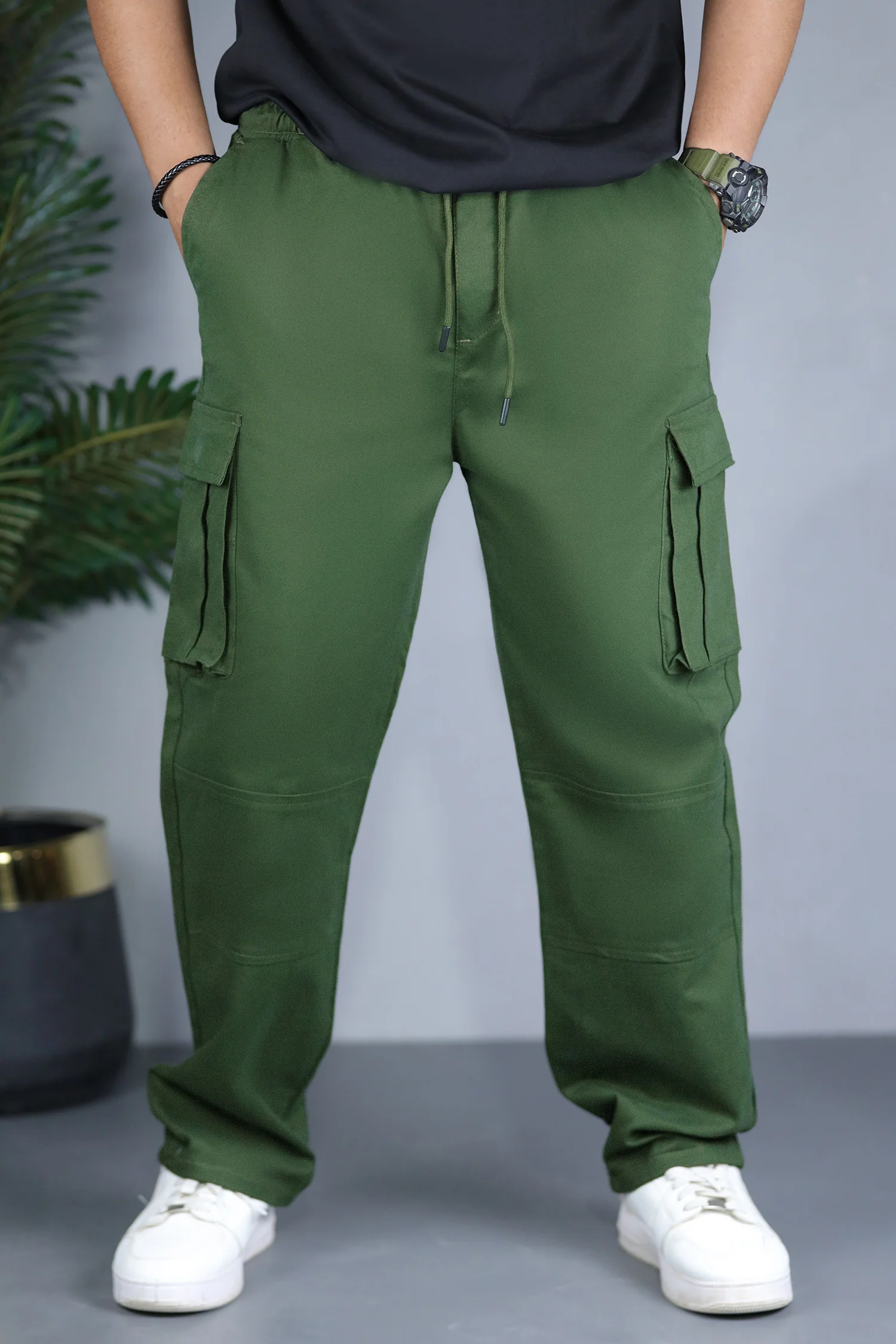 Turbo Essential Side Pockets Cargo Trouser - Image 6