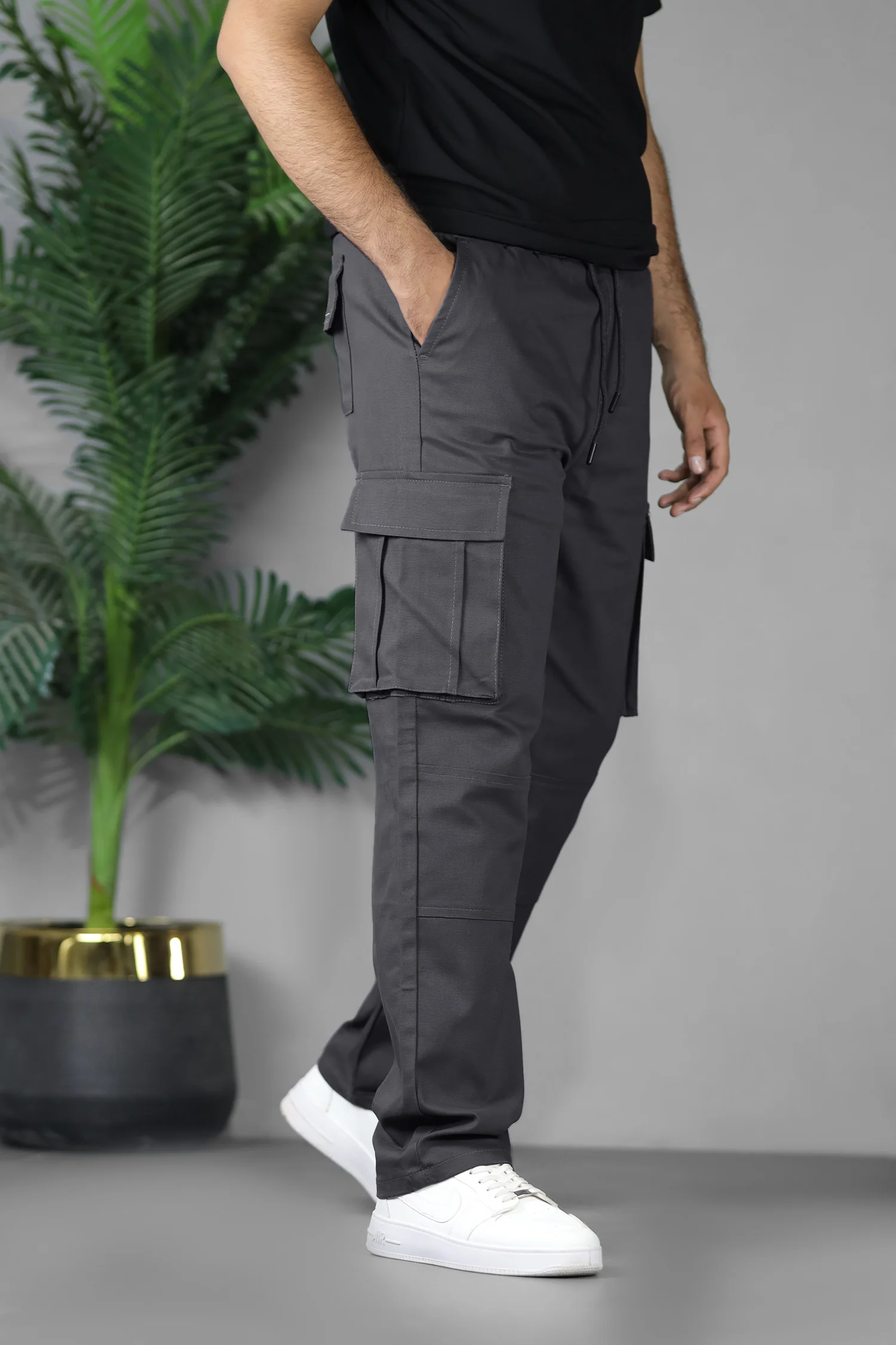 Turbo Essential Side Pockets Cargo Trouser - Image 17