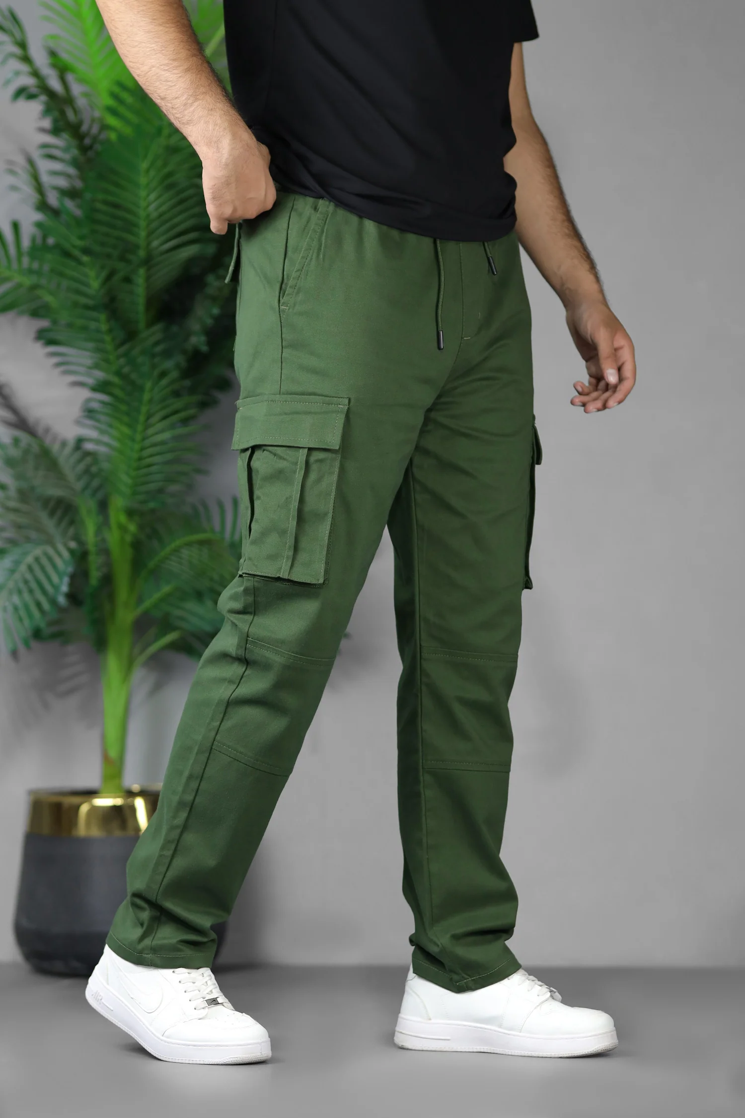 Turbo Essential Side Pockets Cargo Trouser - Image 5