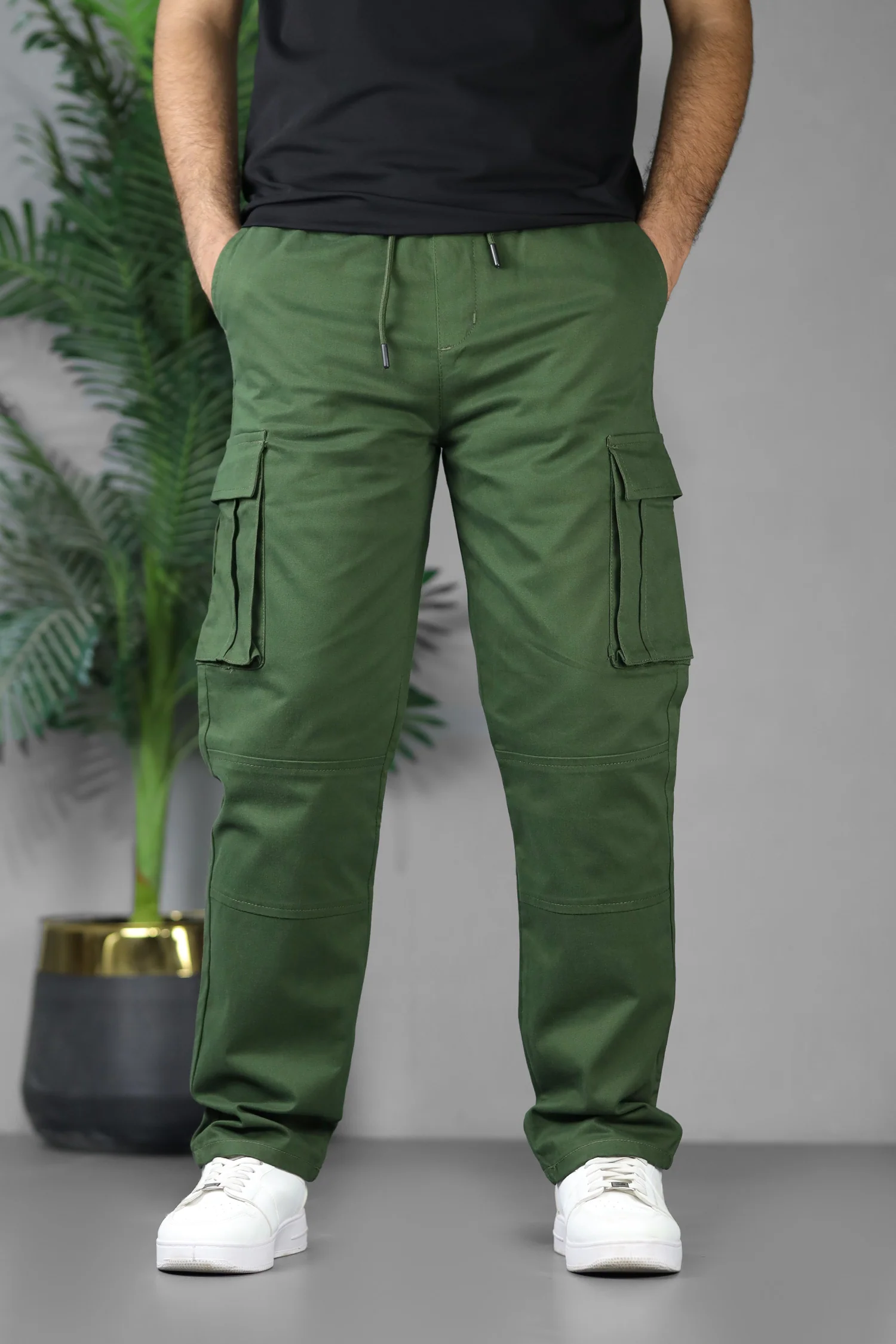 Turbo Essential Side Pockets Cargo Trouser - Image 6