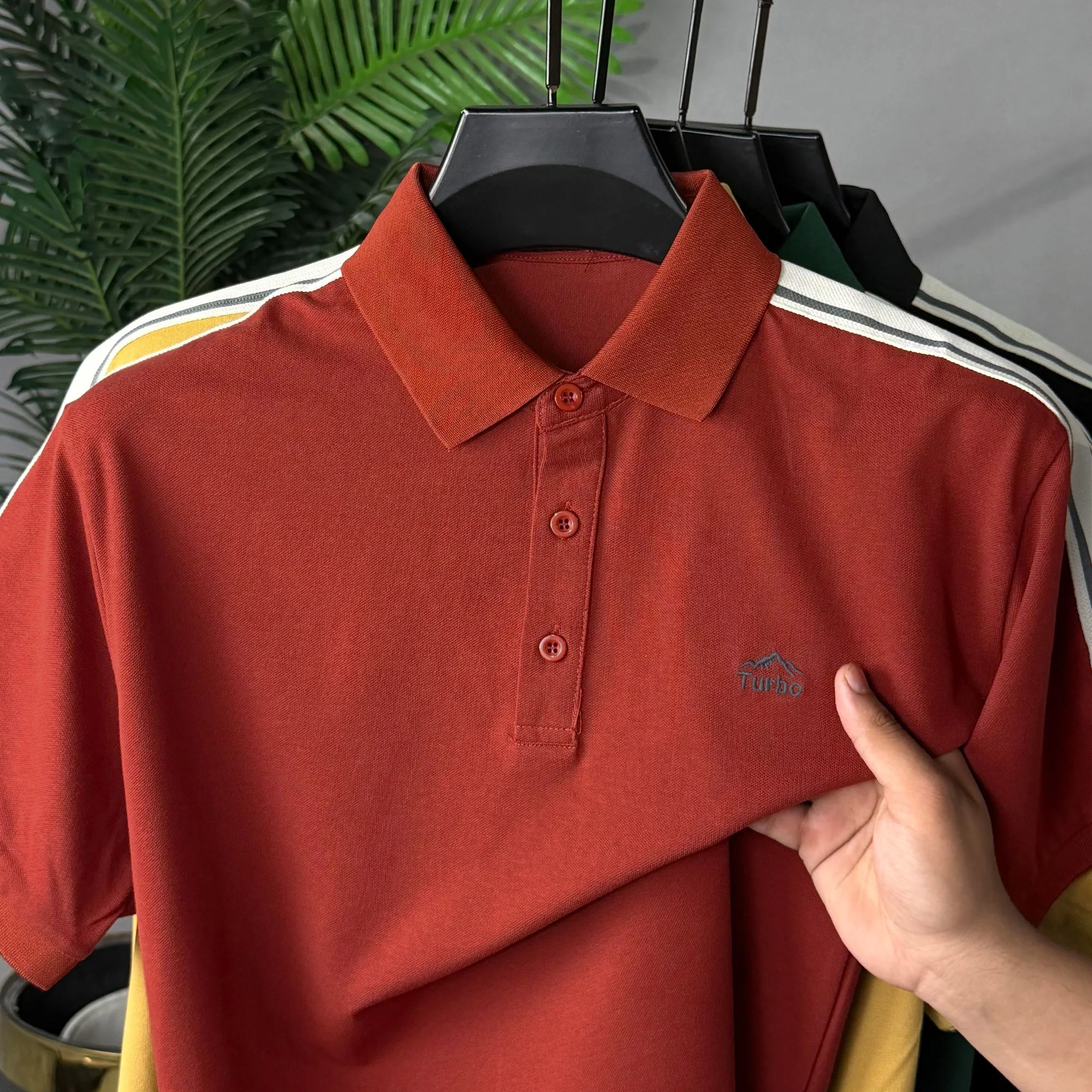 Turbo Exclusive Emerald Men's Polo T-Shirt - Image 4