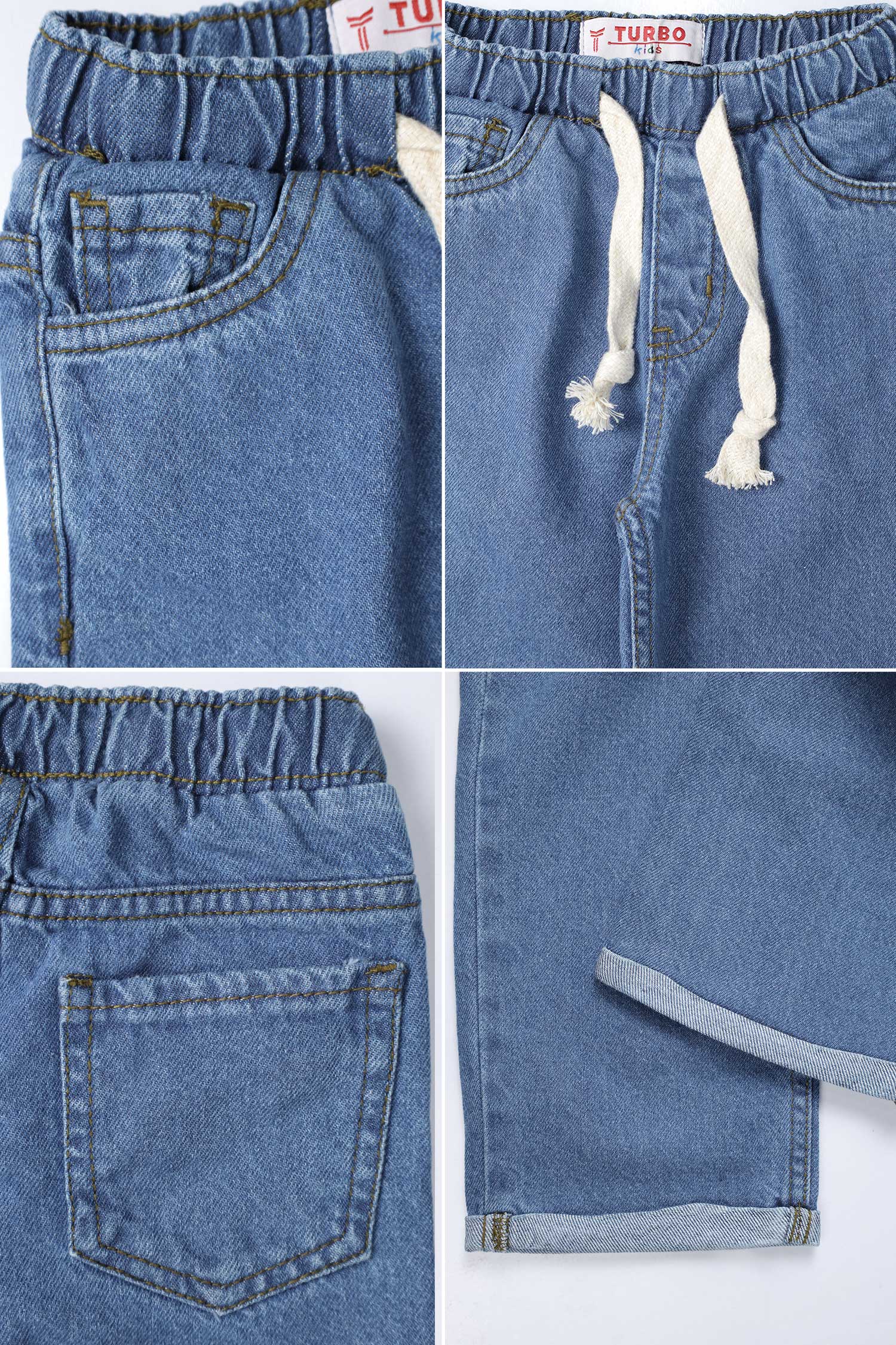 Turbo Toddler Denim Jeans For Boys - Image 9