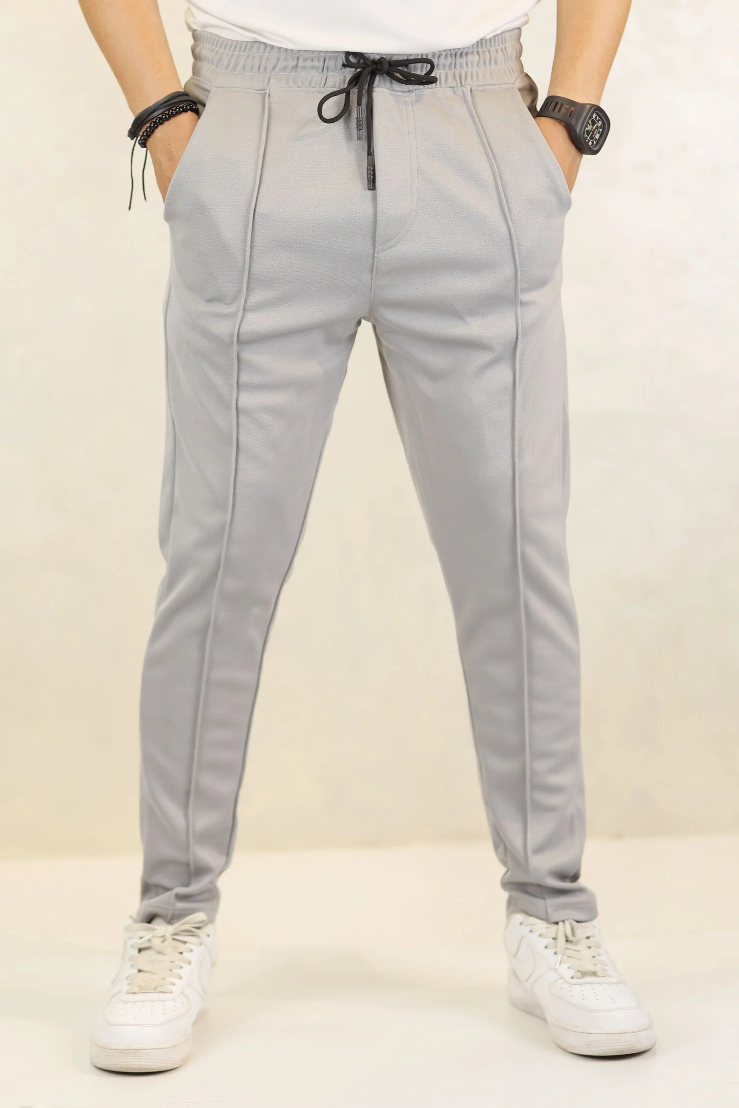Turbo Fashion Smart Slim Fit Trouser In Grey - Image 2