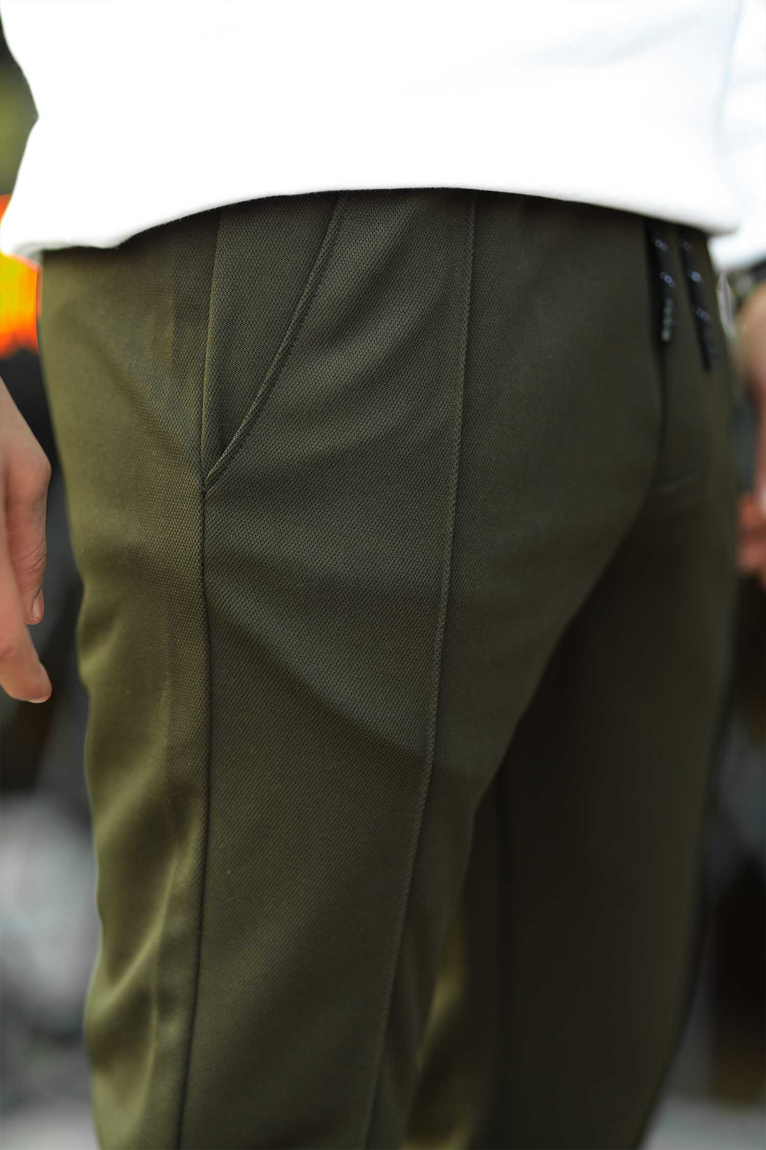 Turbo Fashion Smart Slim Fit Trouser In Olive - Image 4