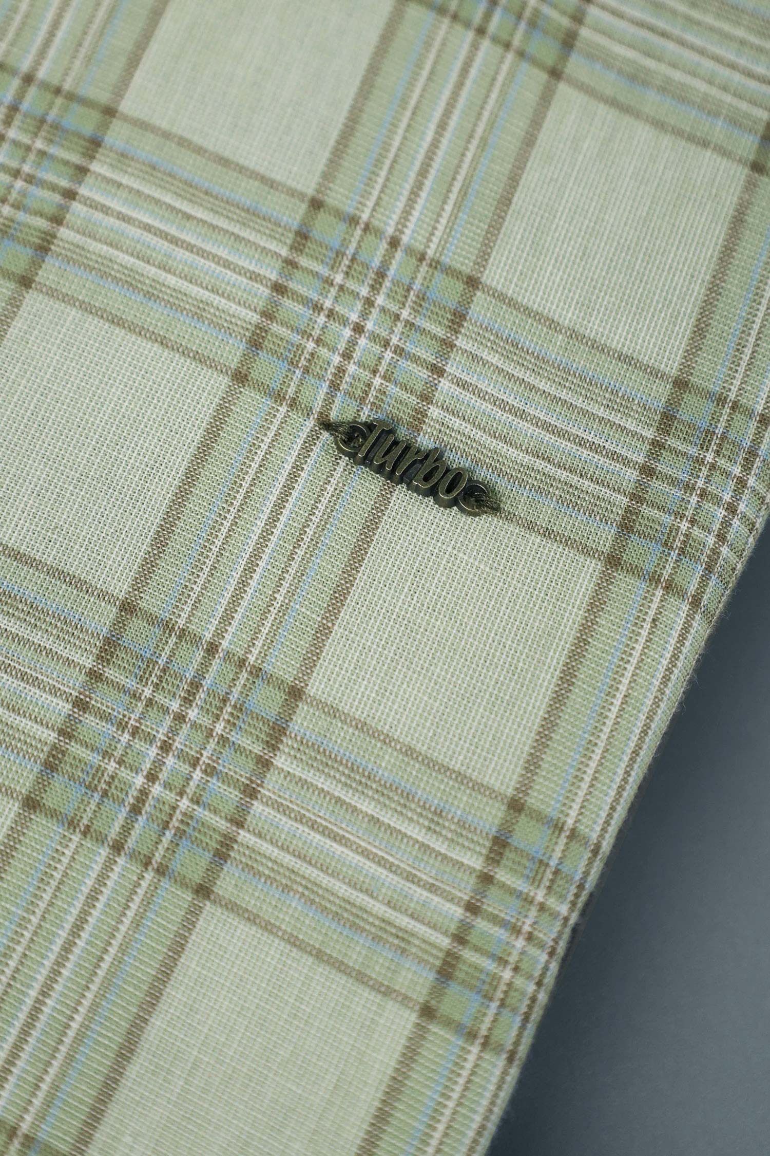 Turbo FearLess Checked Long Sleeve Cotton Casual Shirt - Image 11
