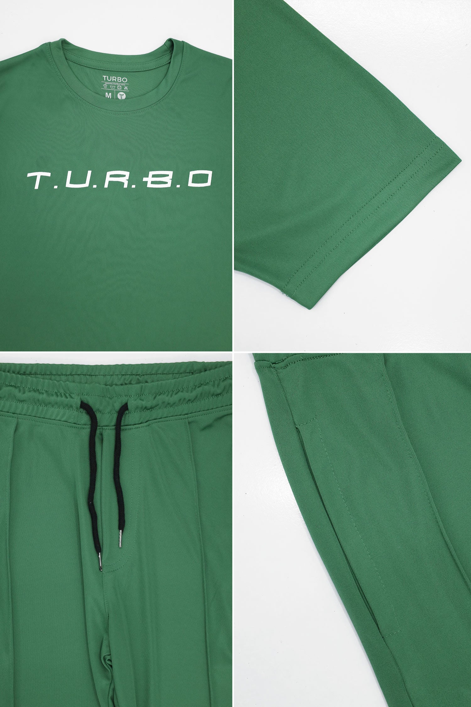 Turbo Fitness Pro Activity Men's Tracksuit In Green - Image 3