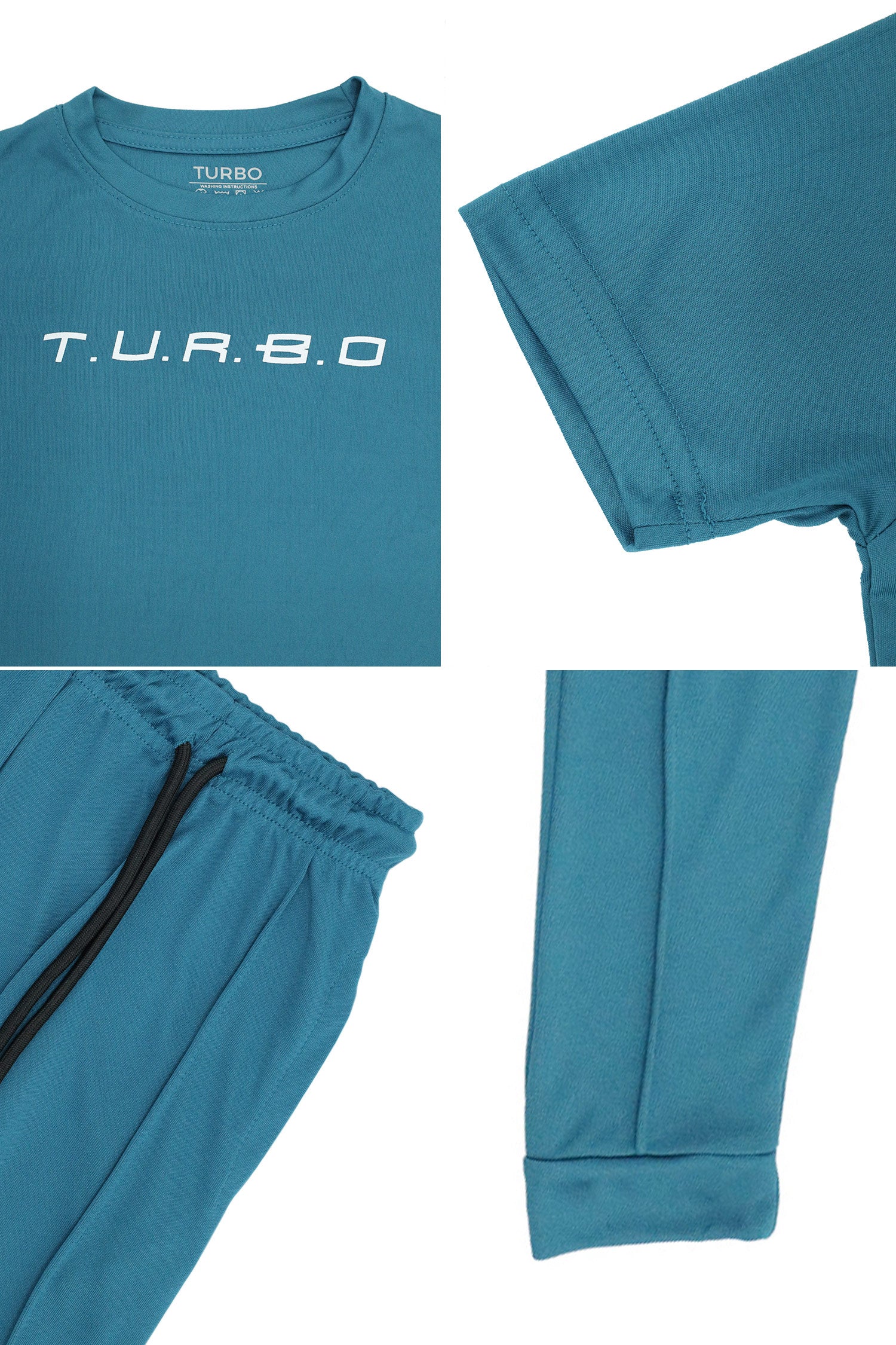 Turbo Fitness Pro Activity Younger Kids Tracksuit in Zink - Image 3