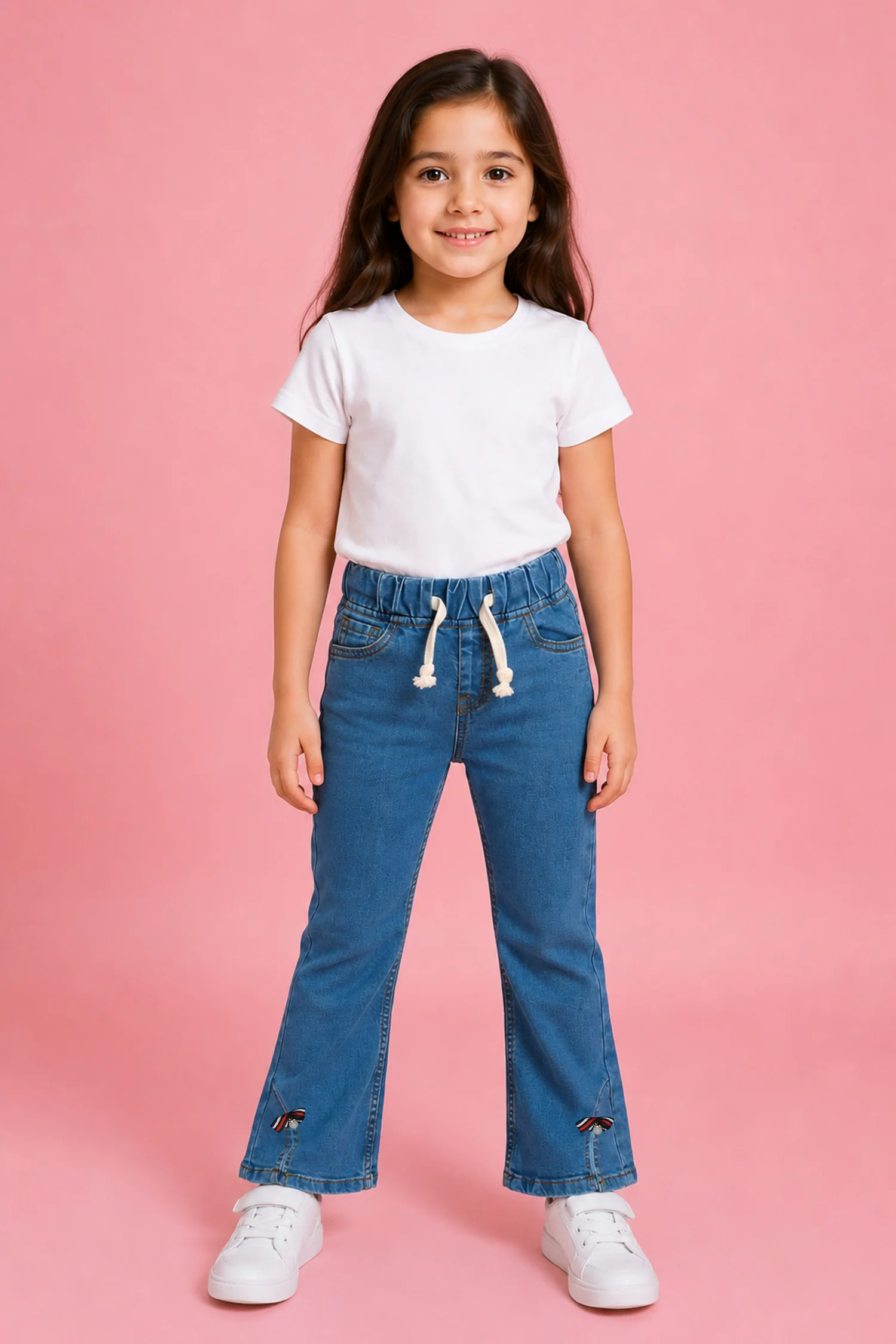 Turbo Bell Bottom Jeans For Girls - Image 5
