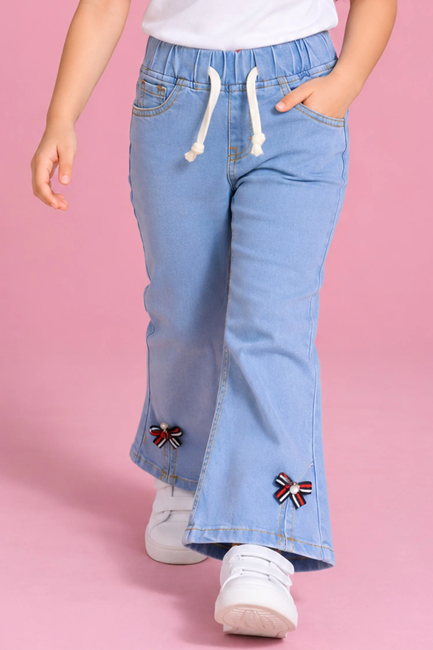 Turbo Bell Bottom Jeans For Girls - Image 7