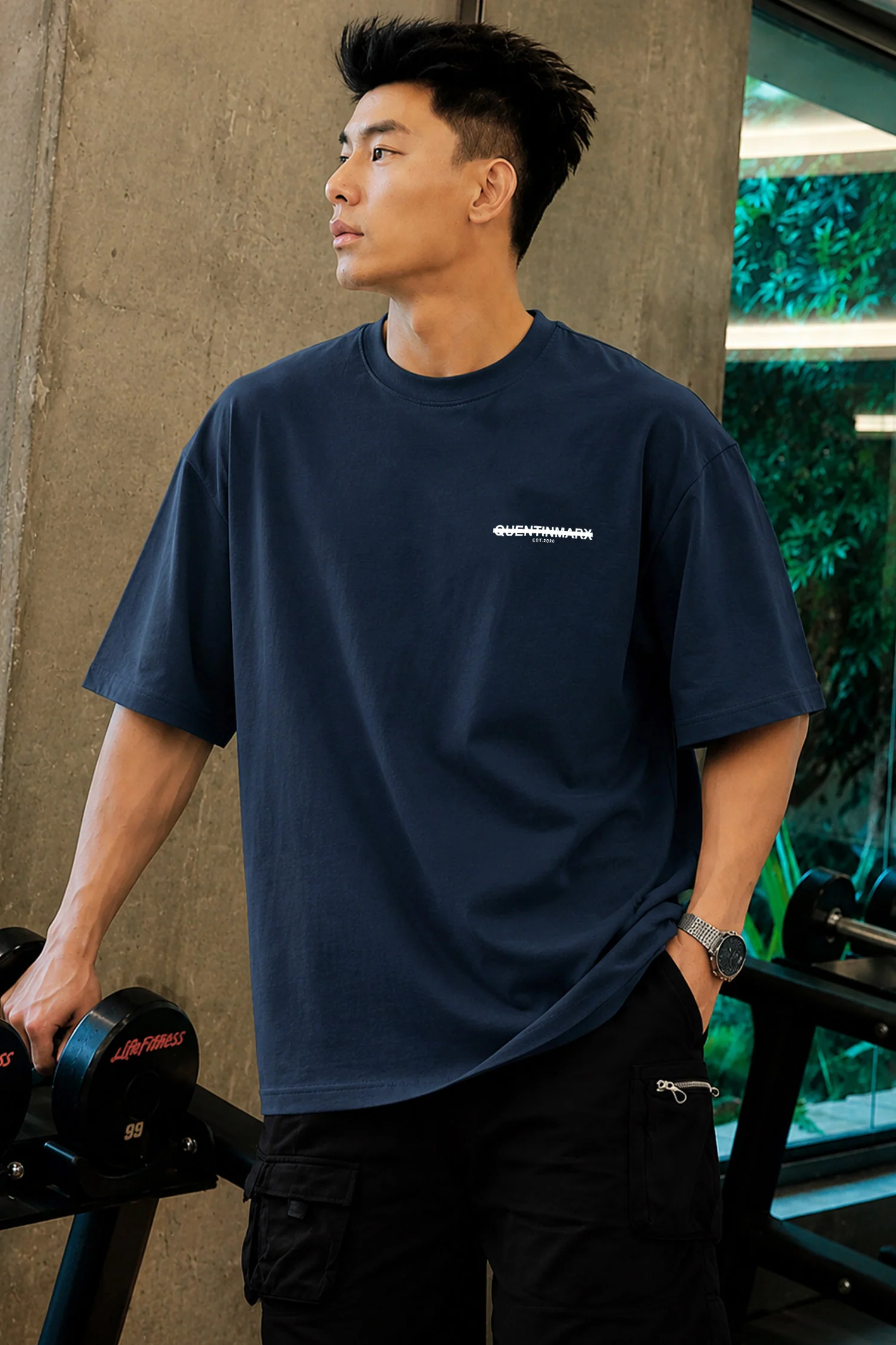 Turbo Forever Striving Oversize Men's Tee - Image 10