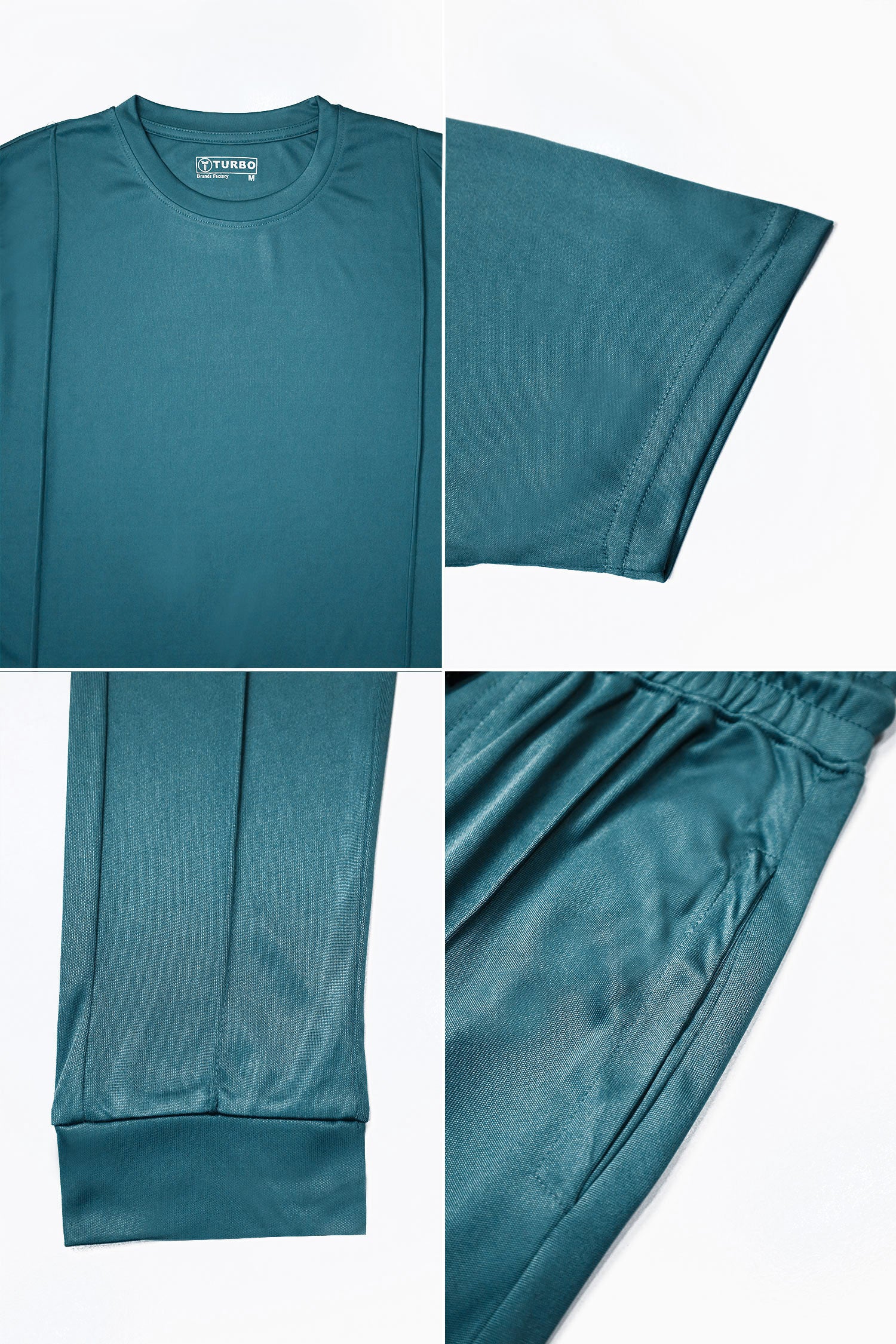 Turbo Front Line Men's Tracksuit In Dark Zink - Image 3