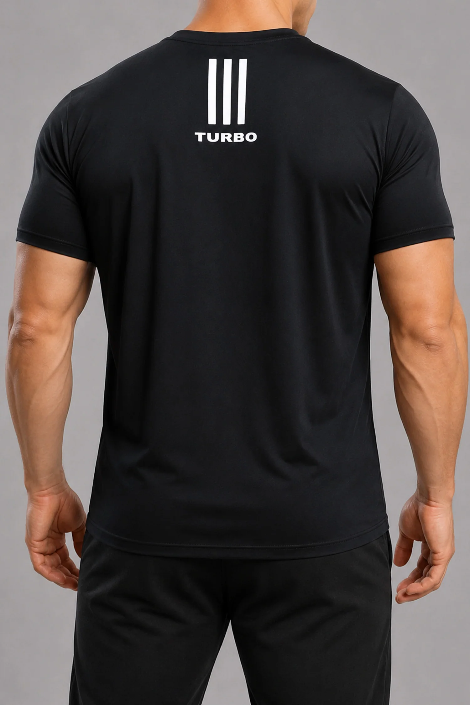 Turbo Gym Apparel Beast Mode Dry-Fit Tee In Black - Image 2