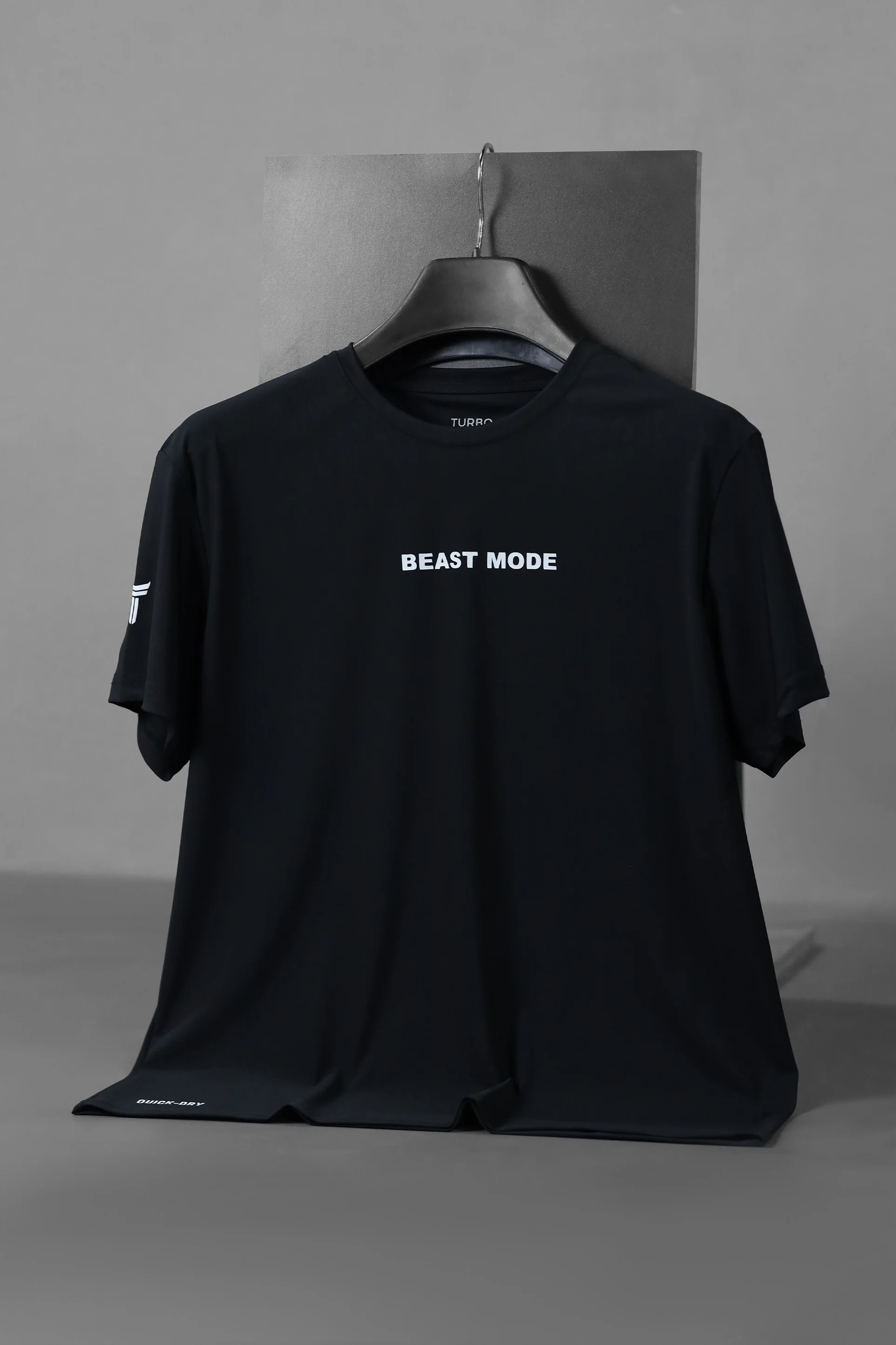 Turbo Gym Apparel Beast Mode Dry-Fit Tee In Black - Image 3