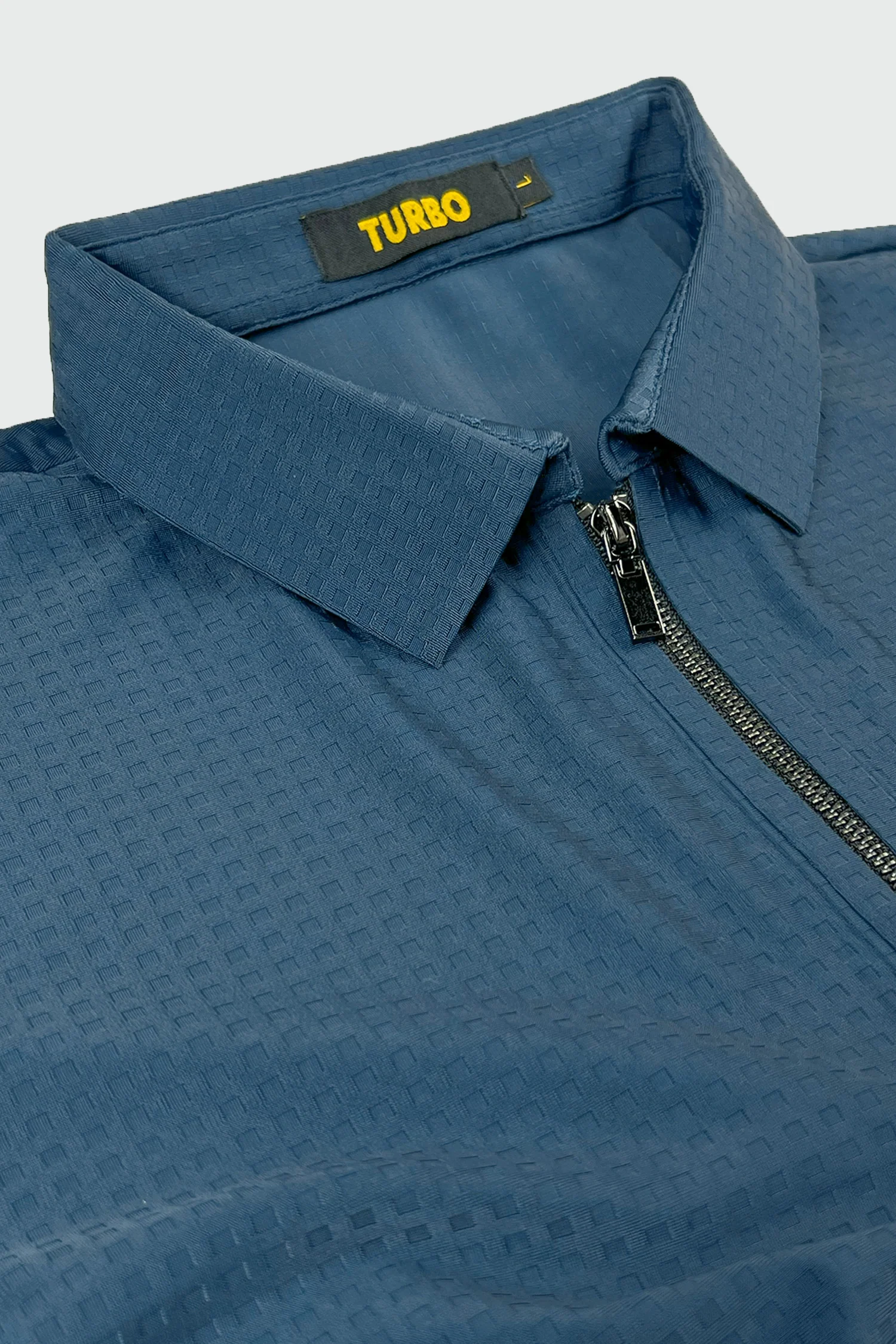 Turbo Holiday Outfit Stitchless Zip Style Men's Polo Shirt - Image 2