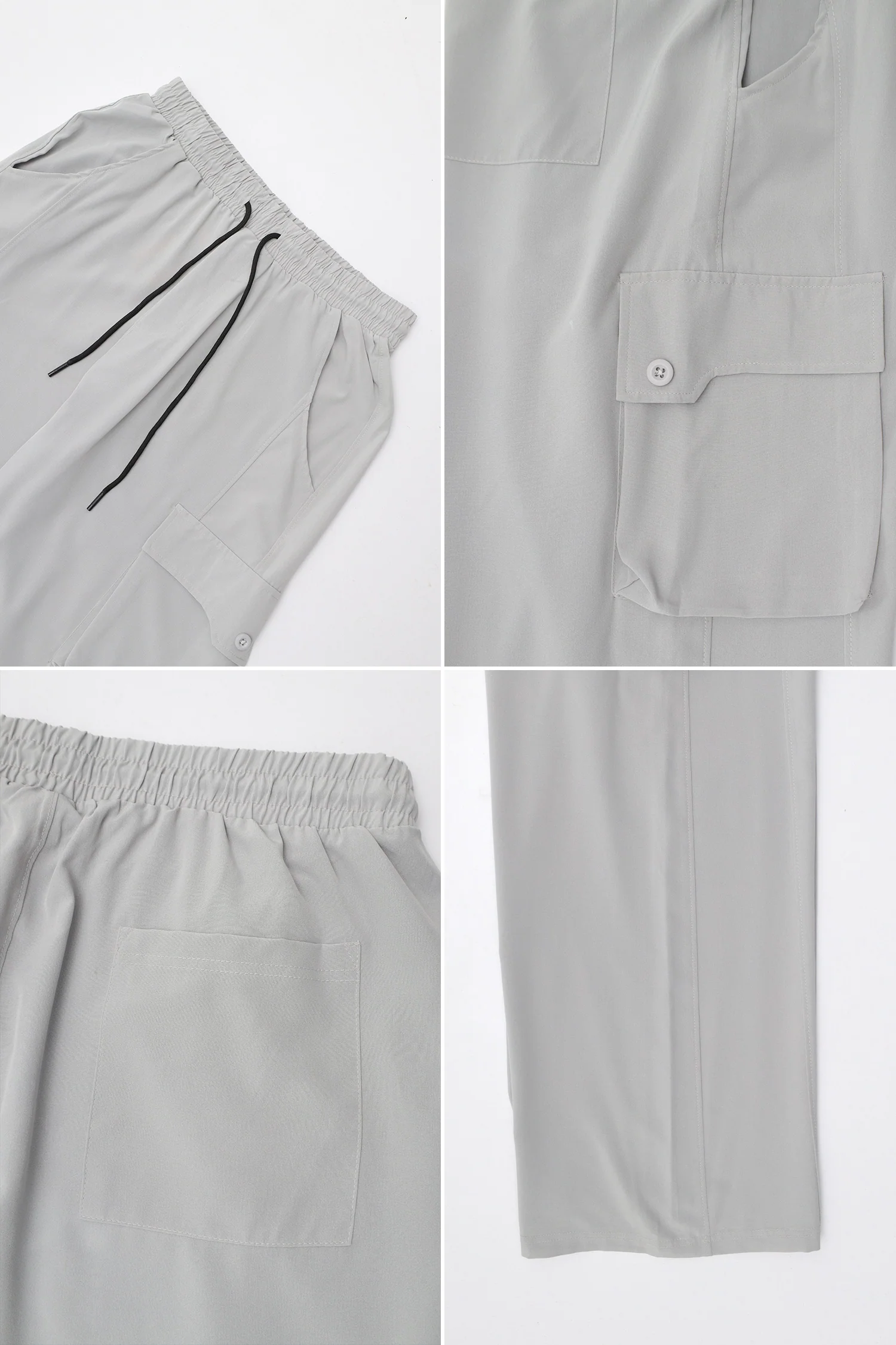 Turbo Multi-Pocket Style Loose Bottom Trouser - Image 16