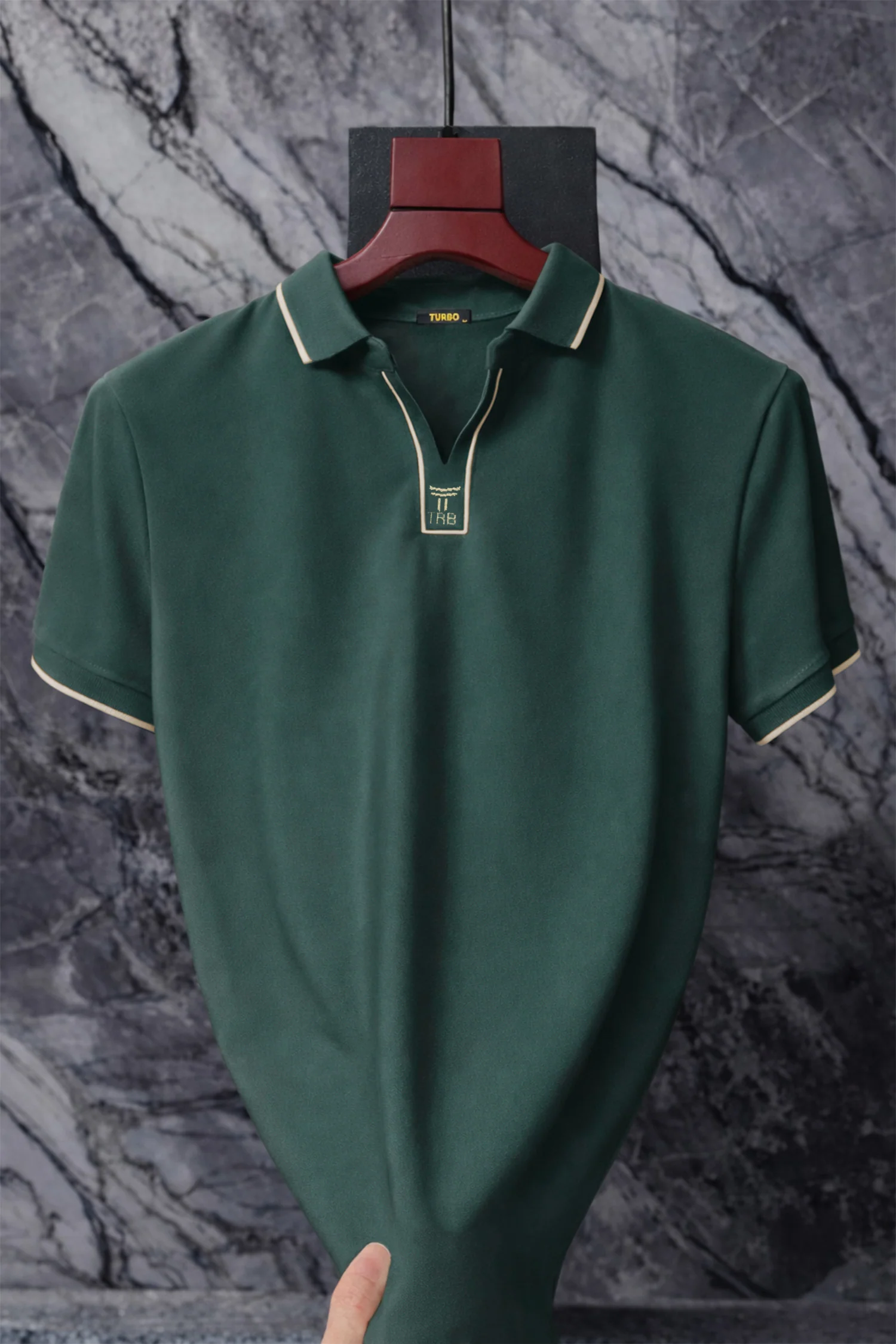 Turbo Johnny Collared Style Men's Polo T-Shirt - Image 8