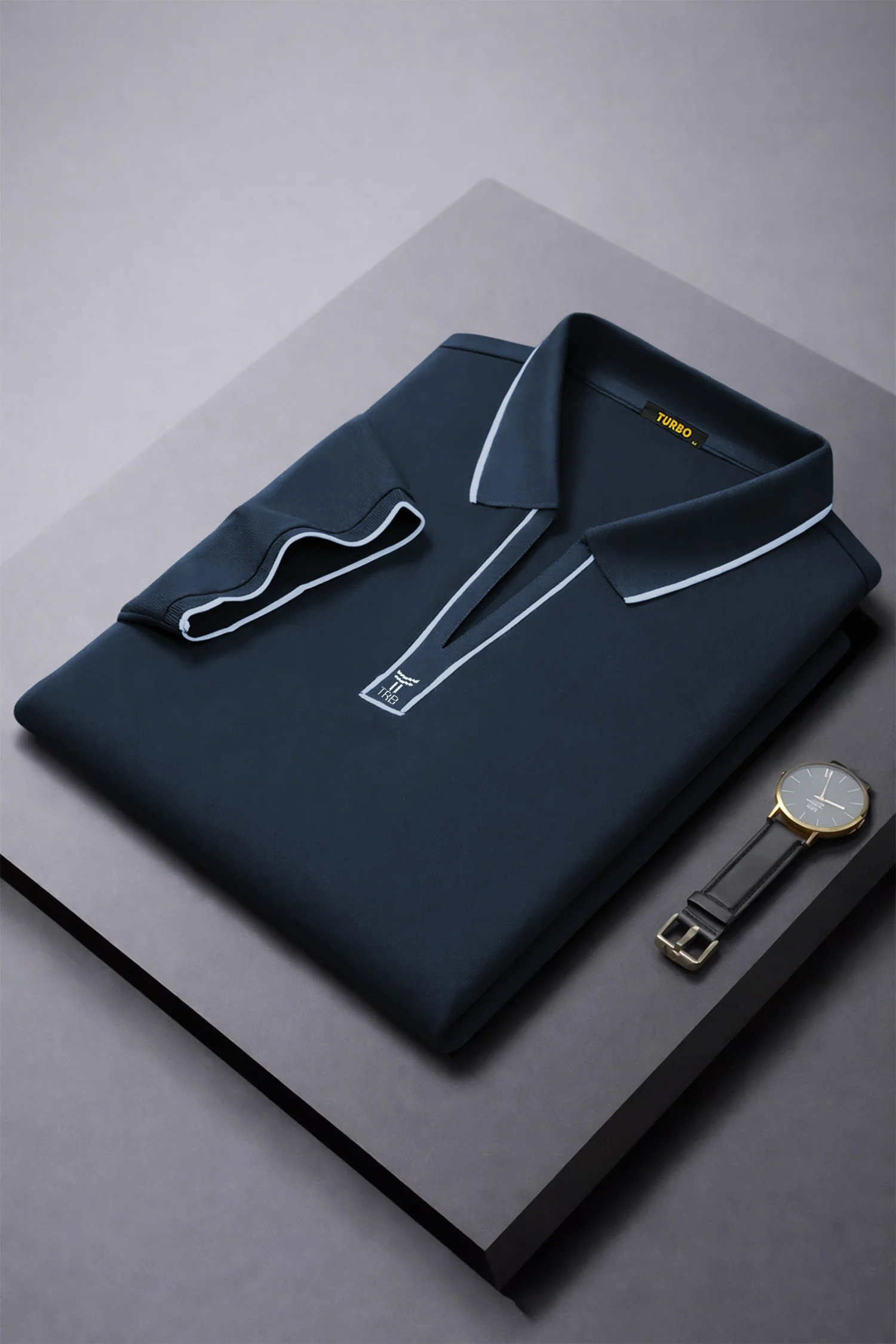 Turbo Johnny Collared Style Men's Polo T-Shirt - Image 3