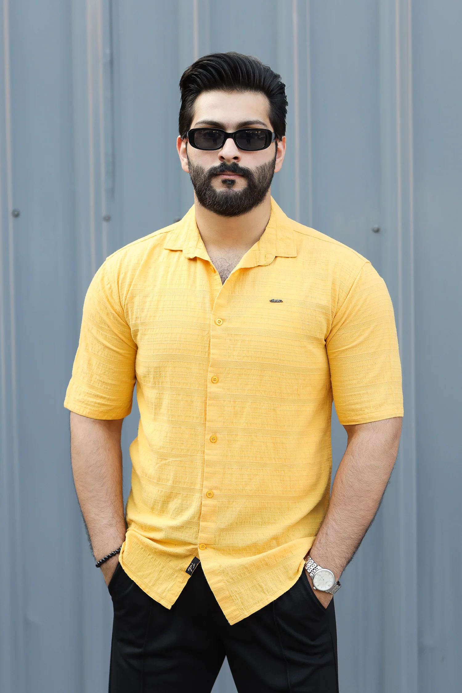 Turbo Knit Craft Crochet Casual Shirt - Image 3