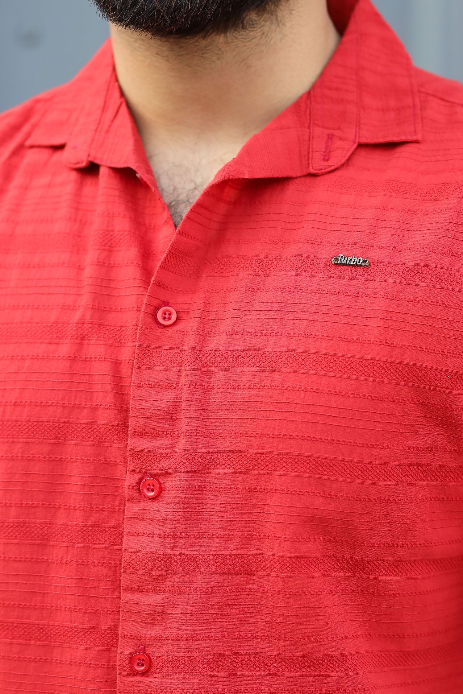 Turbo Knit Craft Crochet Casual Shirt - Image 6