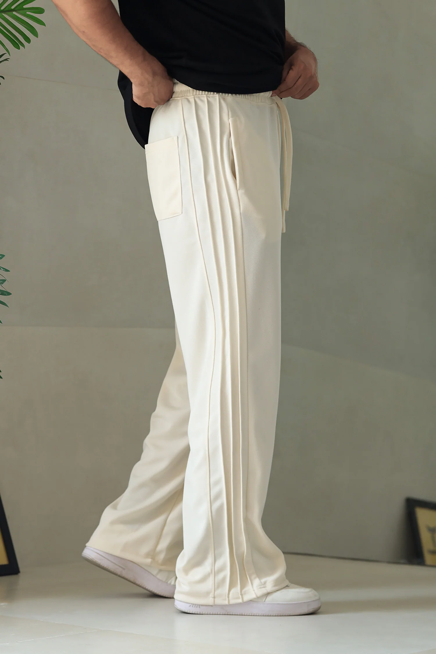 Turbo Triple Side Stripe Loose Bottom Trouser - Image 9