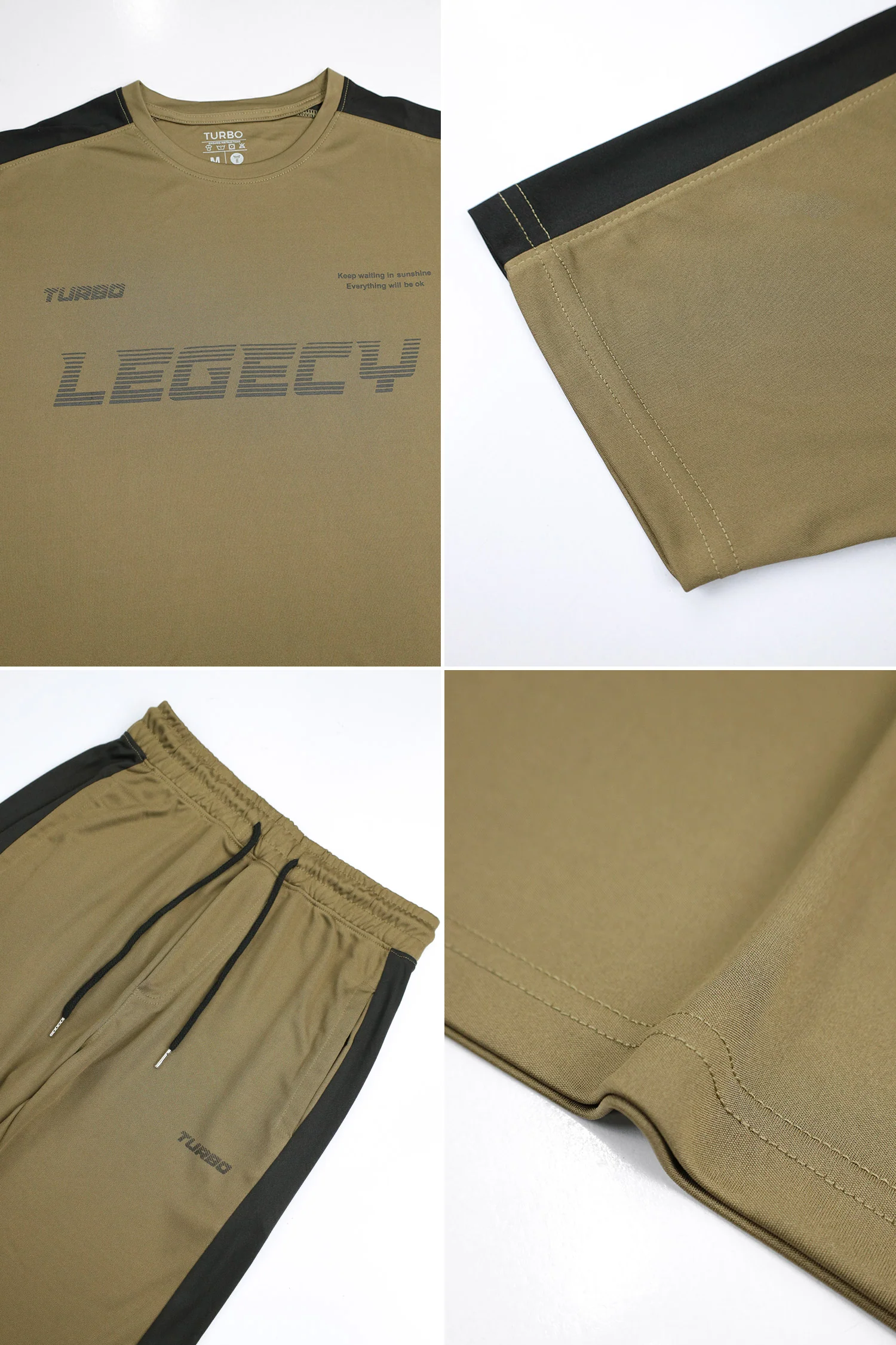 Turbo Legecy contrasting stripes Men's Tracksuit - Image 8