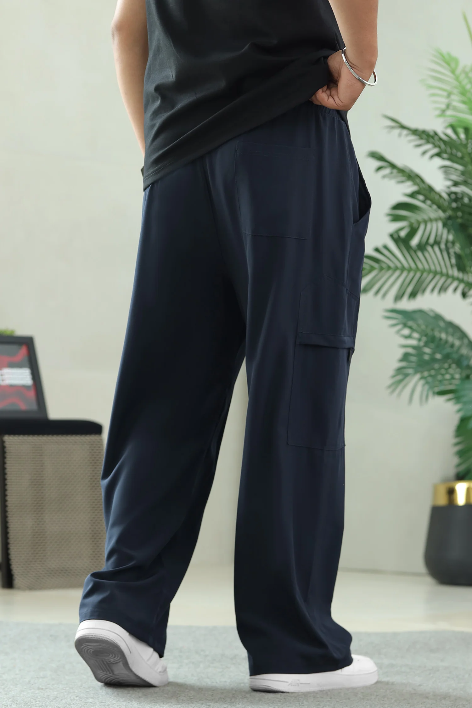 Turbo Lightweight Drawstring Baggy Style Trouser - Image 11