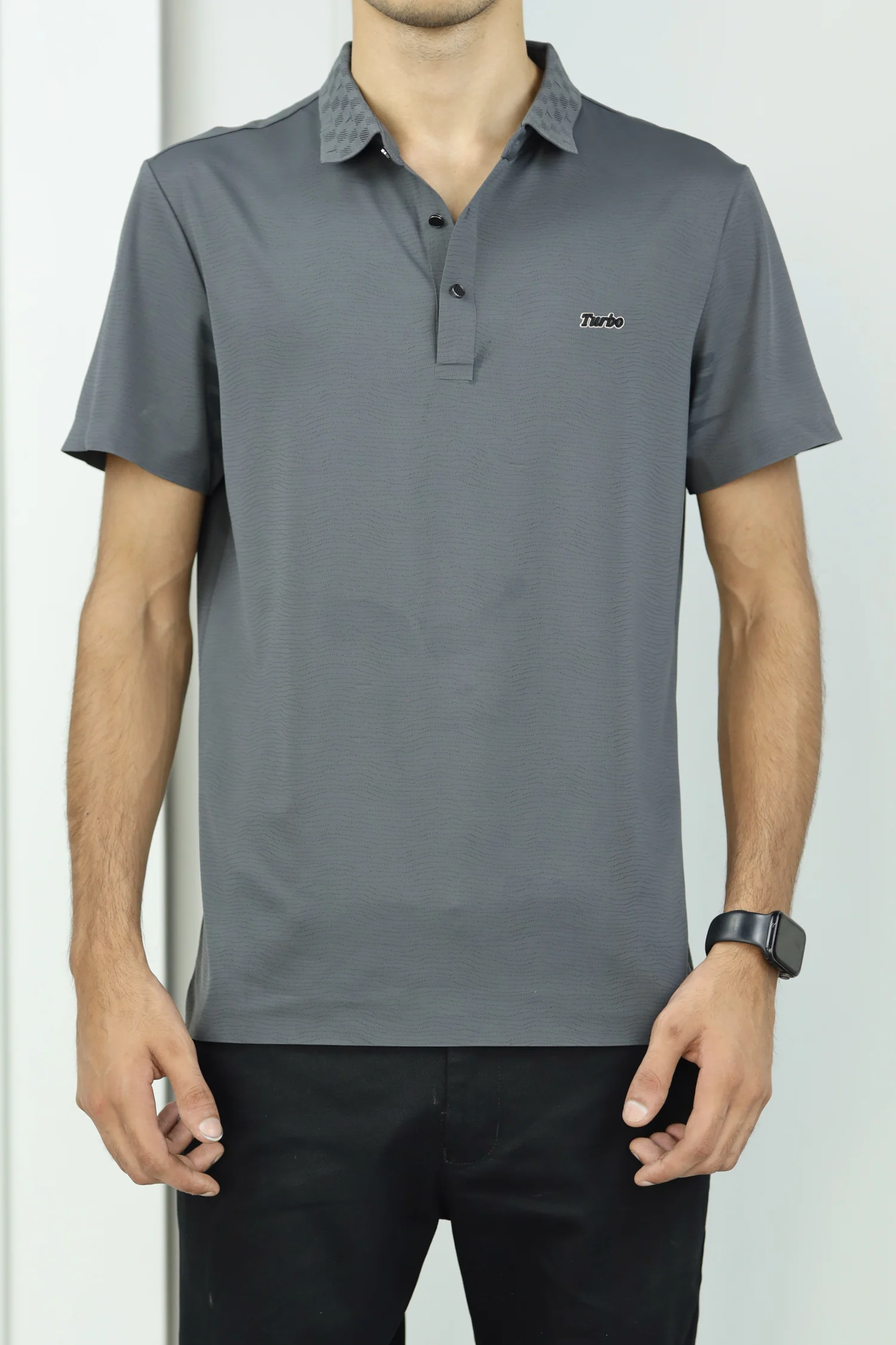 Turbo Luxury Breathable Stitchless Men's Polo Shirt - Image 10