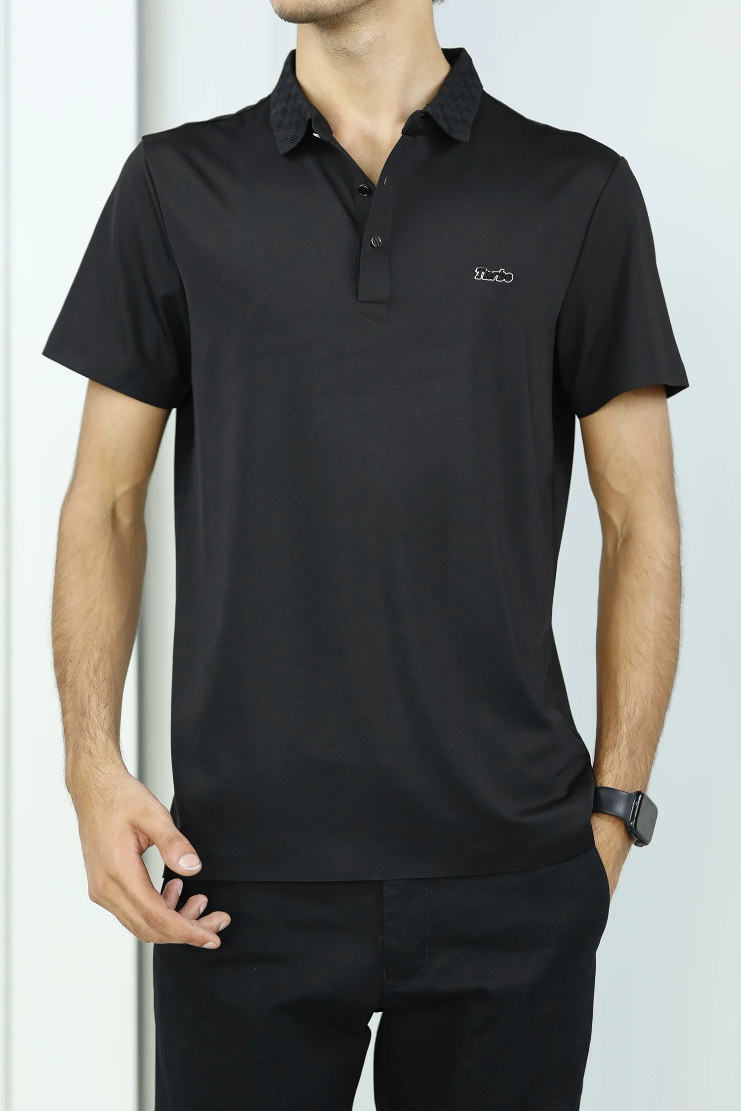 Turbo Luxury Breathable Stitchless Men's Polo Shirt - Image 15