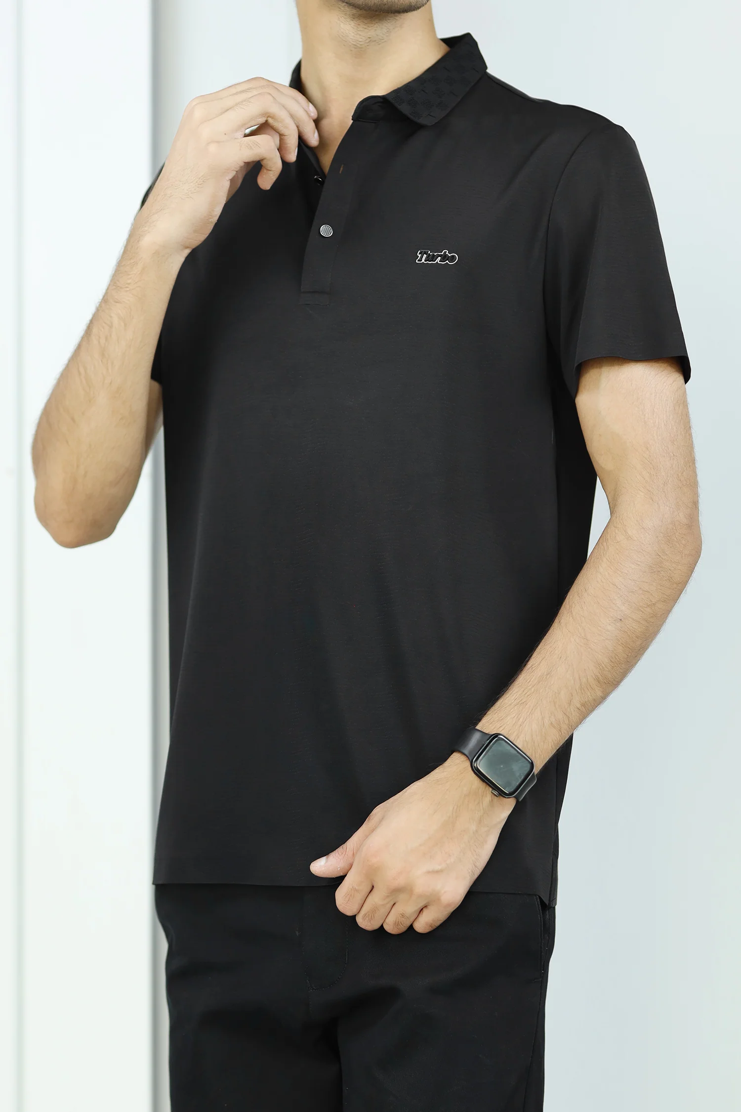 Turbo Luxury Breathable Stitchless Men's Polo Shirt - Image 16