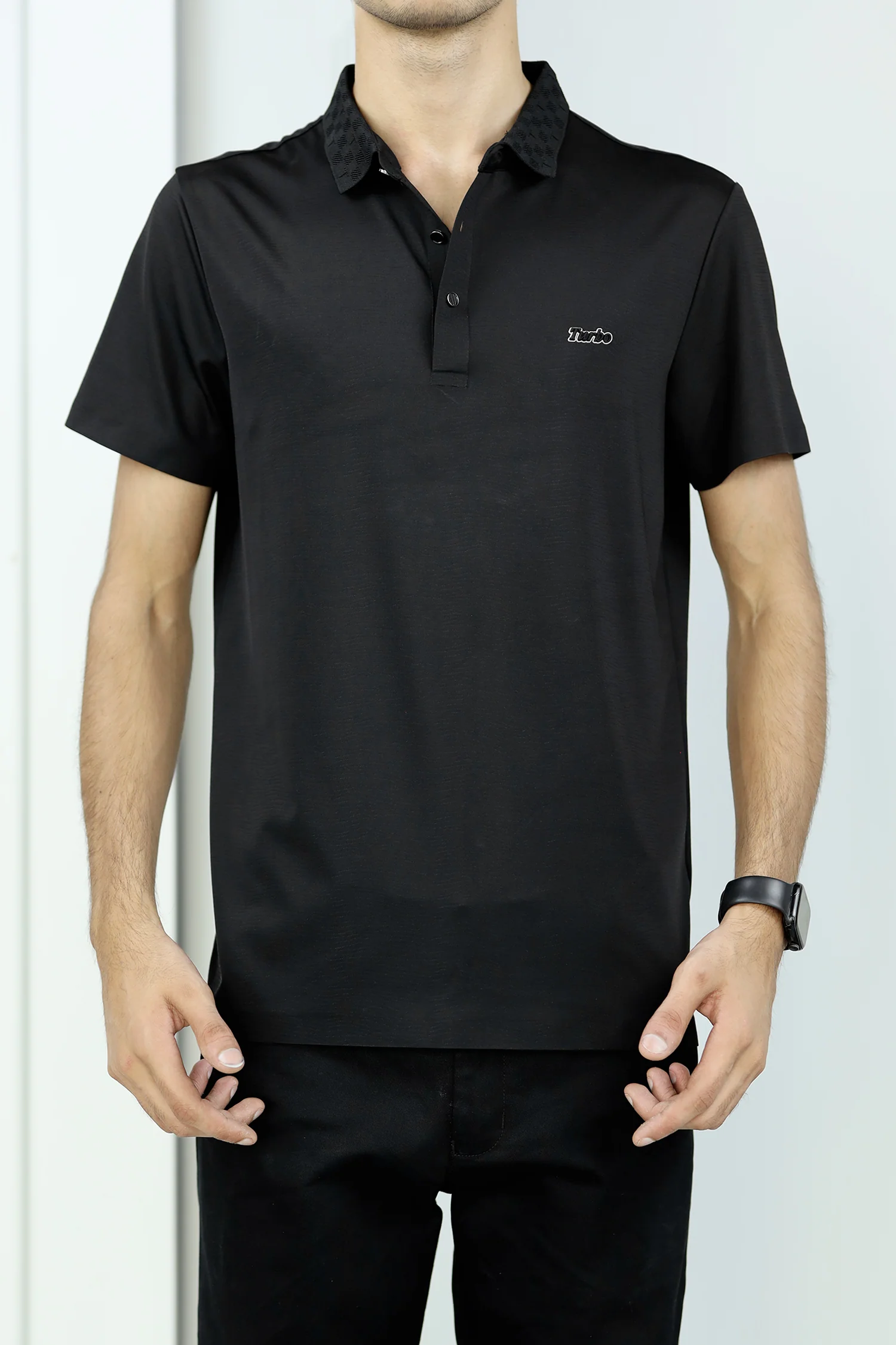 Turbo Luxury Breathable Stitchless Men's Polo Shirt - Image 17